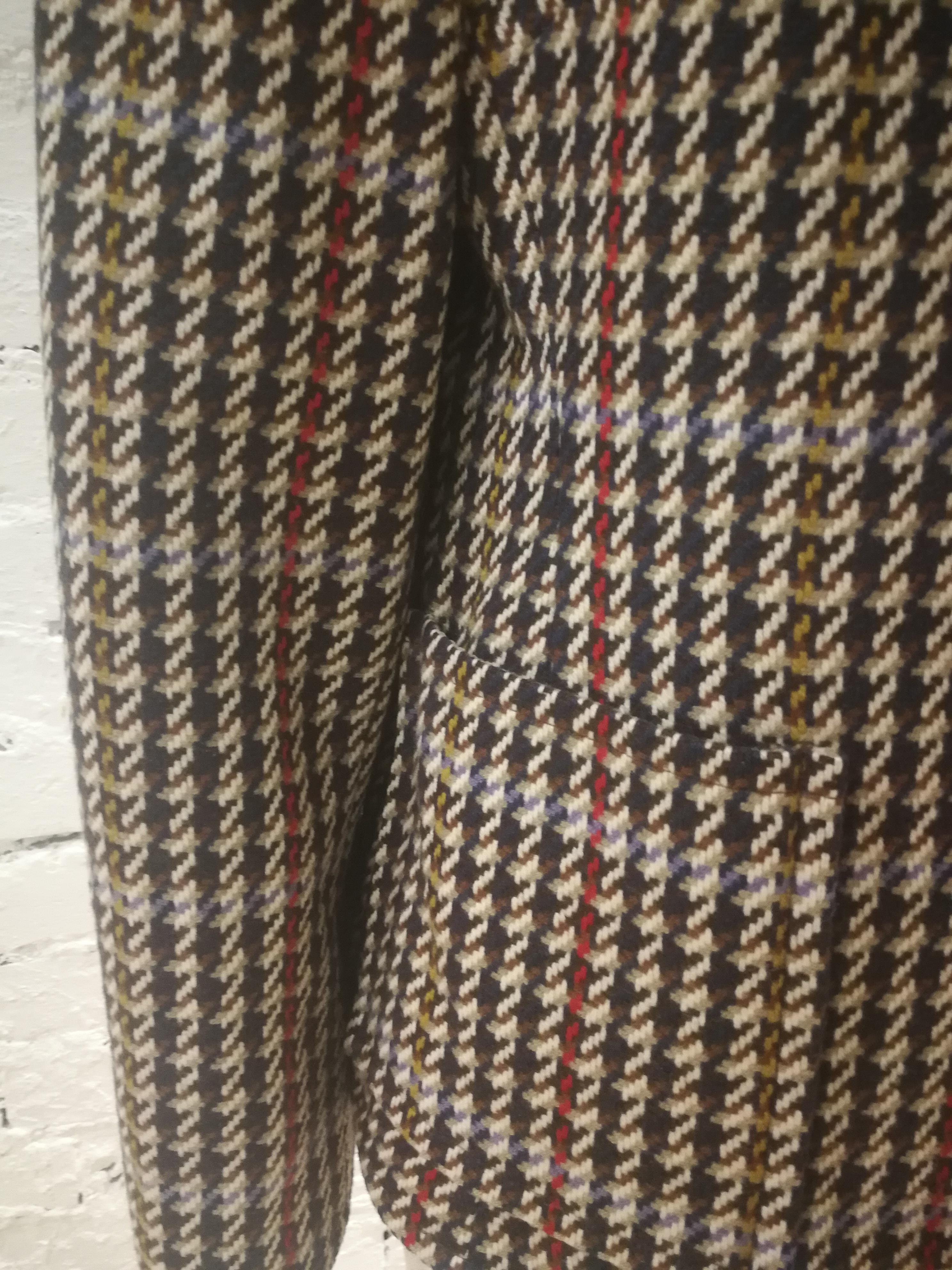 Black Yves Saint Laurent Variation Multicoloured Wool Jacket