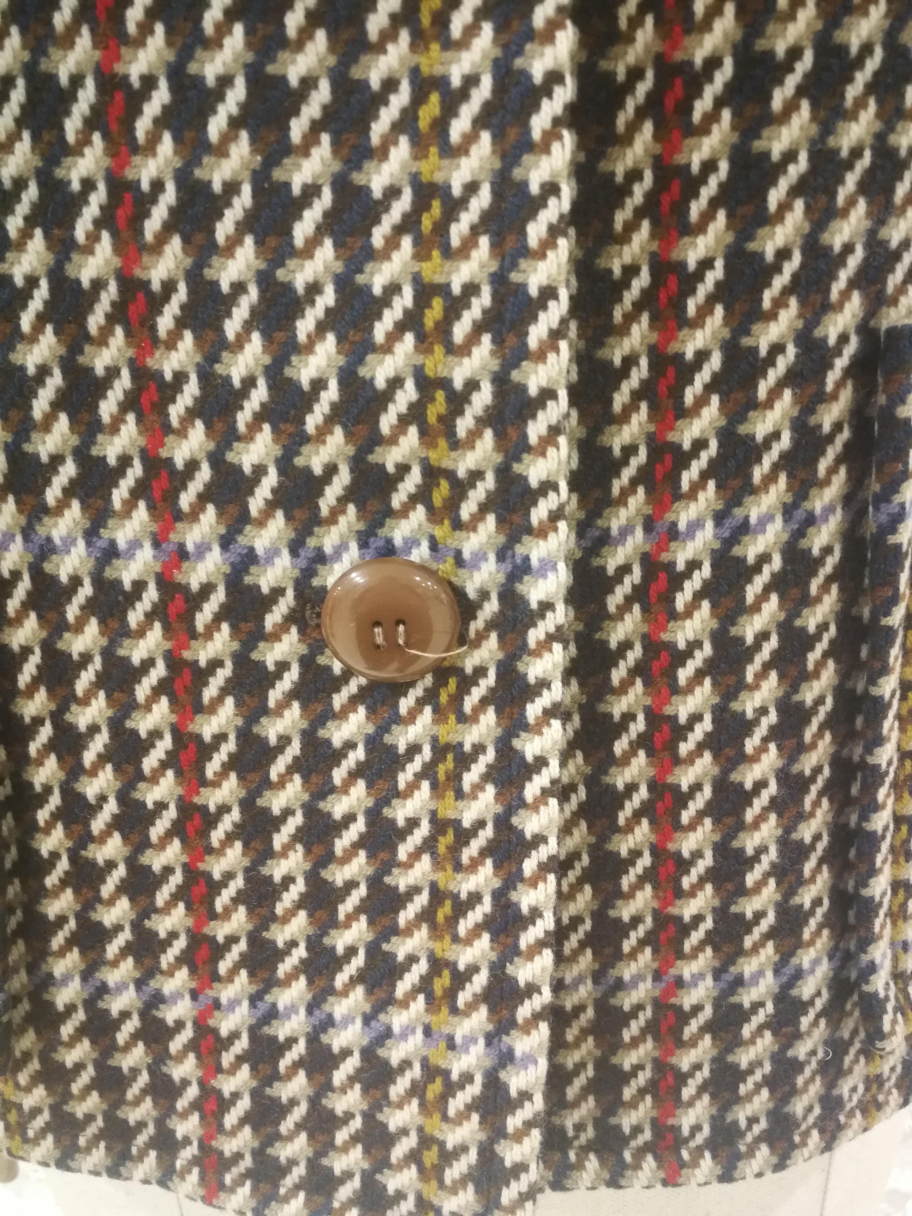 Yves Saint Laurent Variation Multicoloured Wool Jacket In Good Condition In Capri, IT