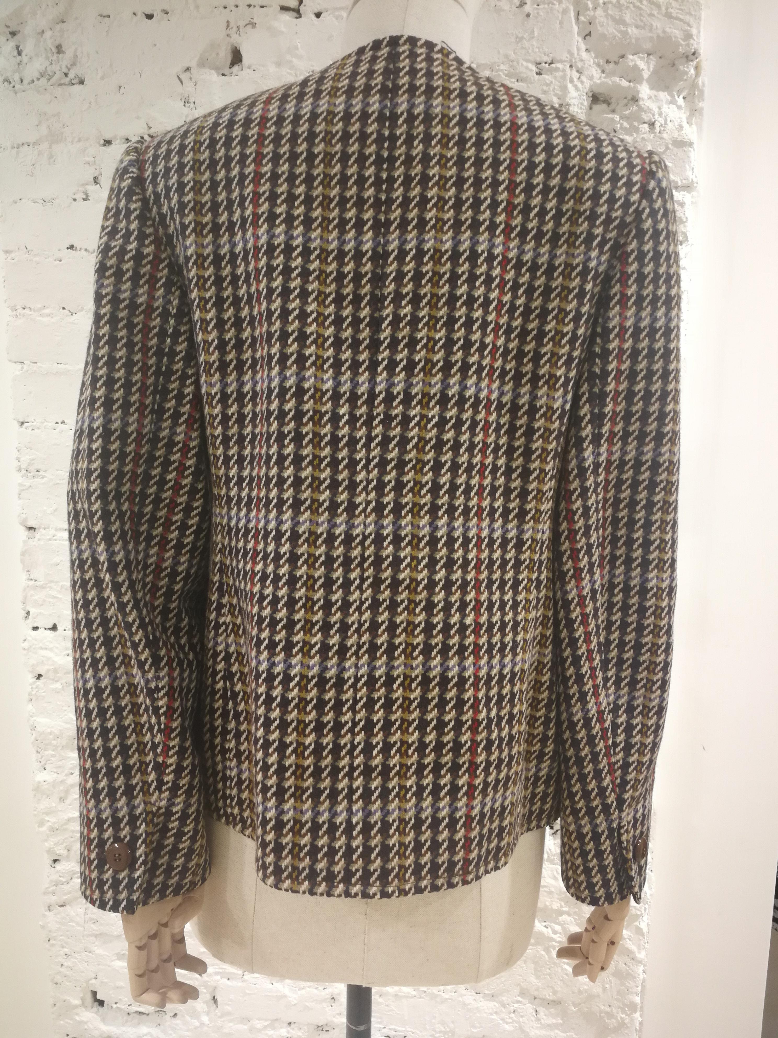 Yves Saint Laurent Variation Multicoloured Wool Jacket 2