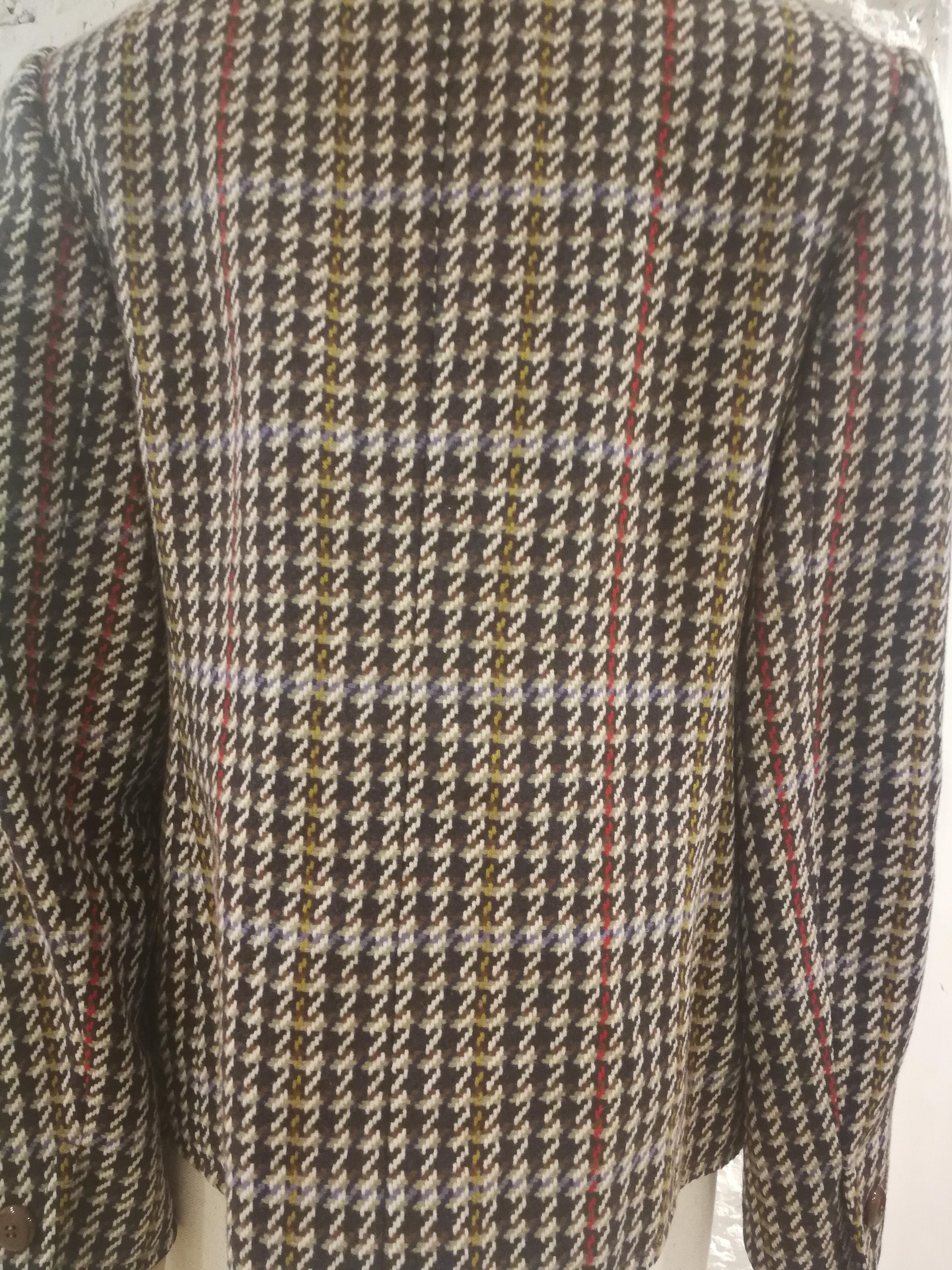 Yves Saint Laurent Variation Multicoloured Wool Jacket 3
