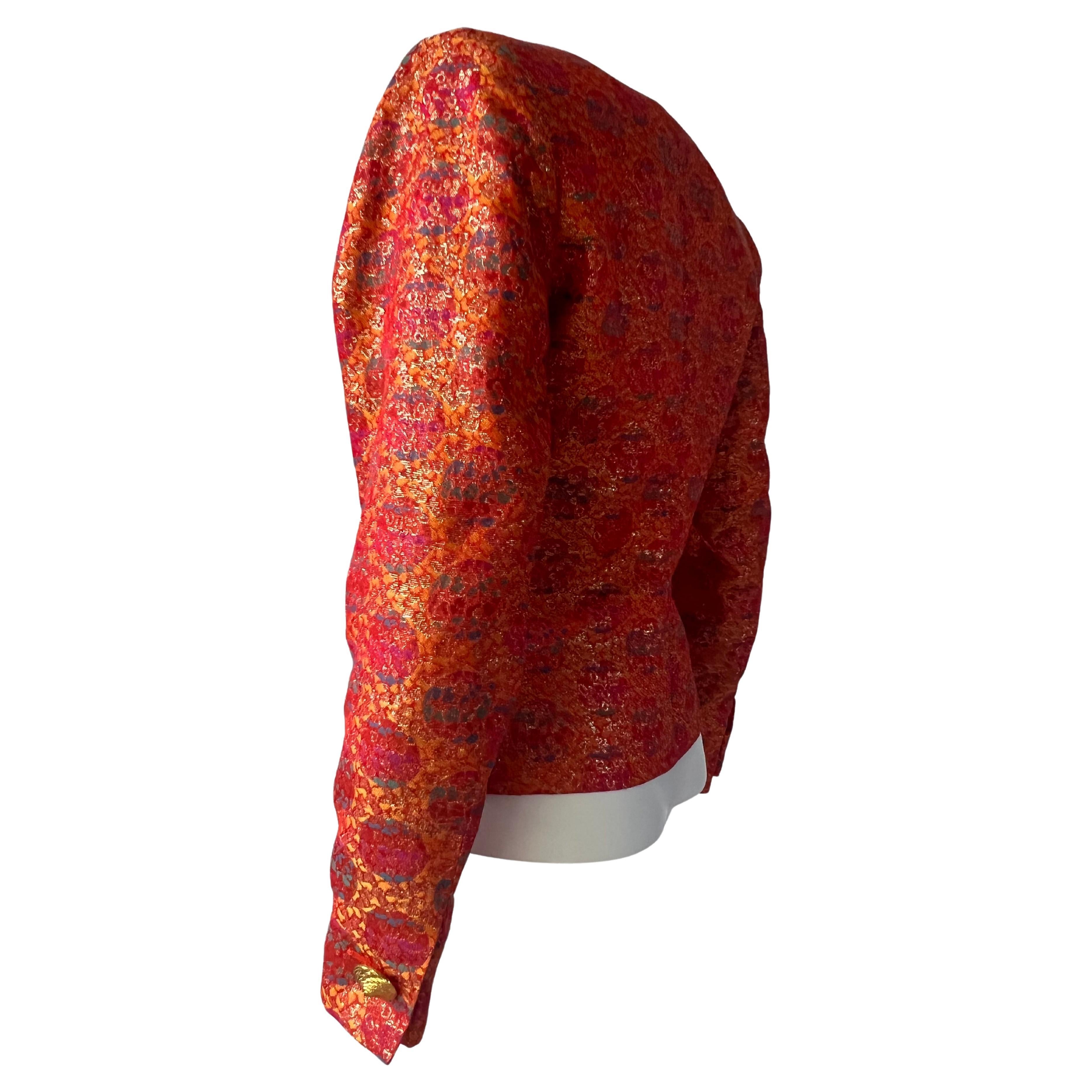 Yves Saint Laurent Variación Primavera Verano 1993 Rojo en venta