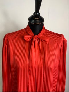 Yves Saint Laurent Variation - Chemise rouge vintage