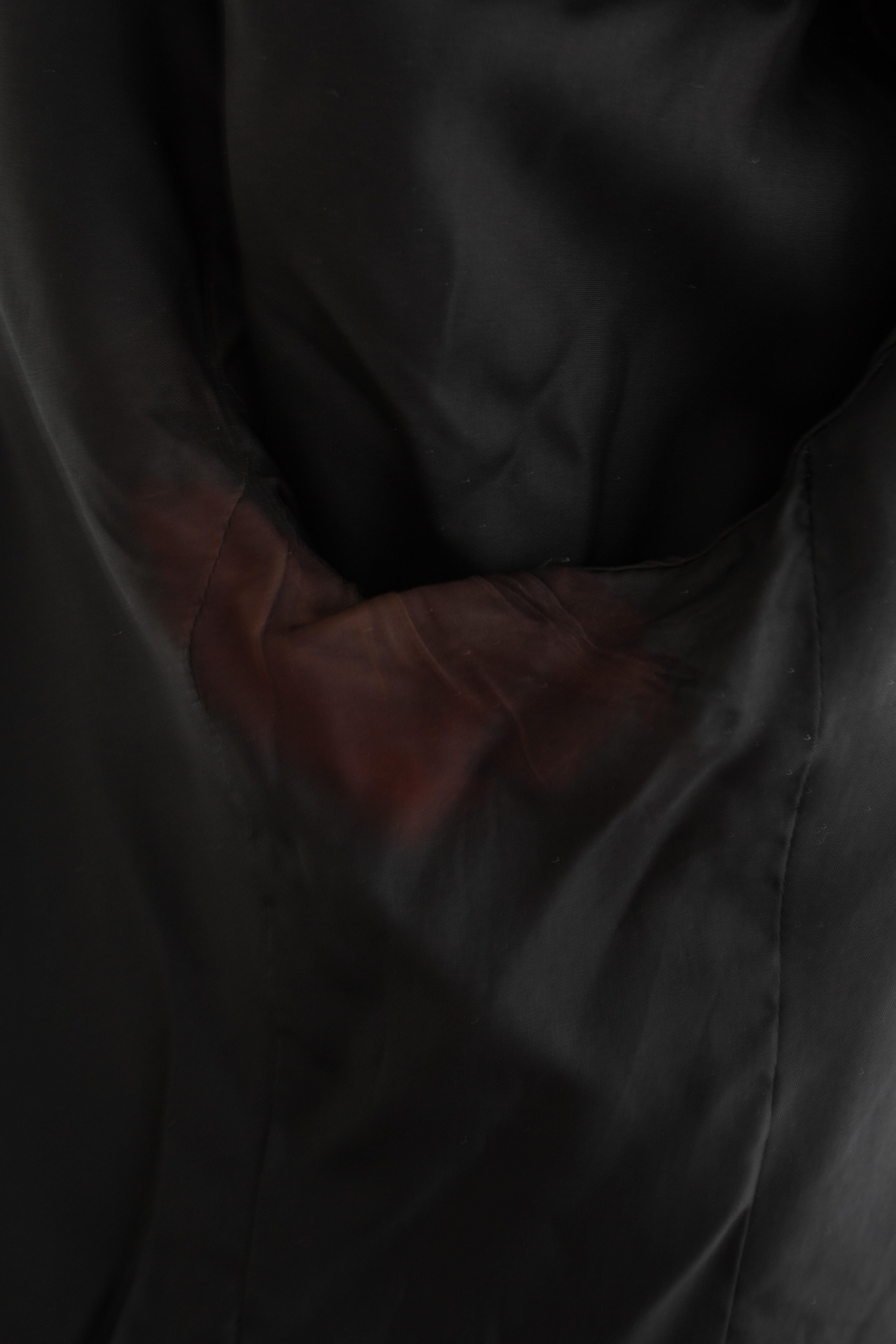 Yves Saint Laurent Variation Vintage S/S 1995 Black Jacket Gold Heart Buttons en vente 8