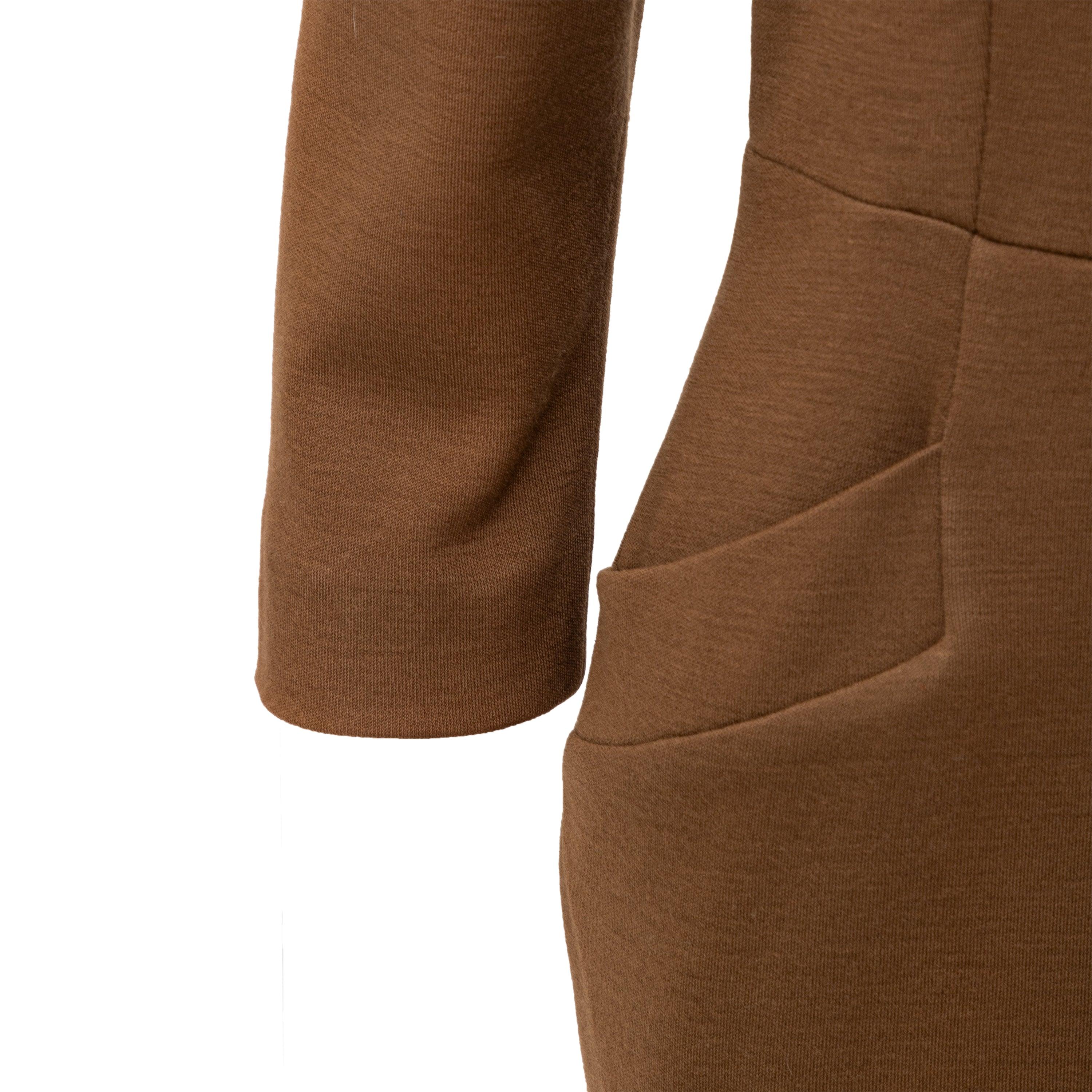 Women's Yves Saint Laurent Variation Wool Dress - '90s For Sale