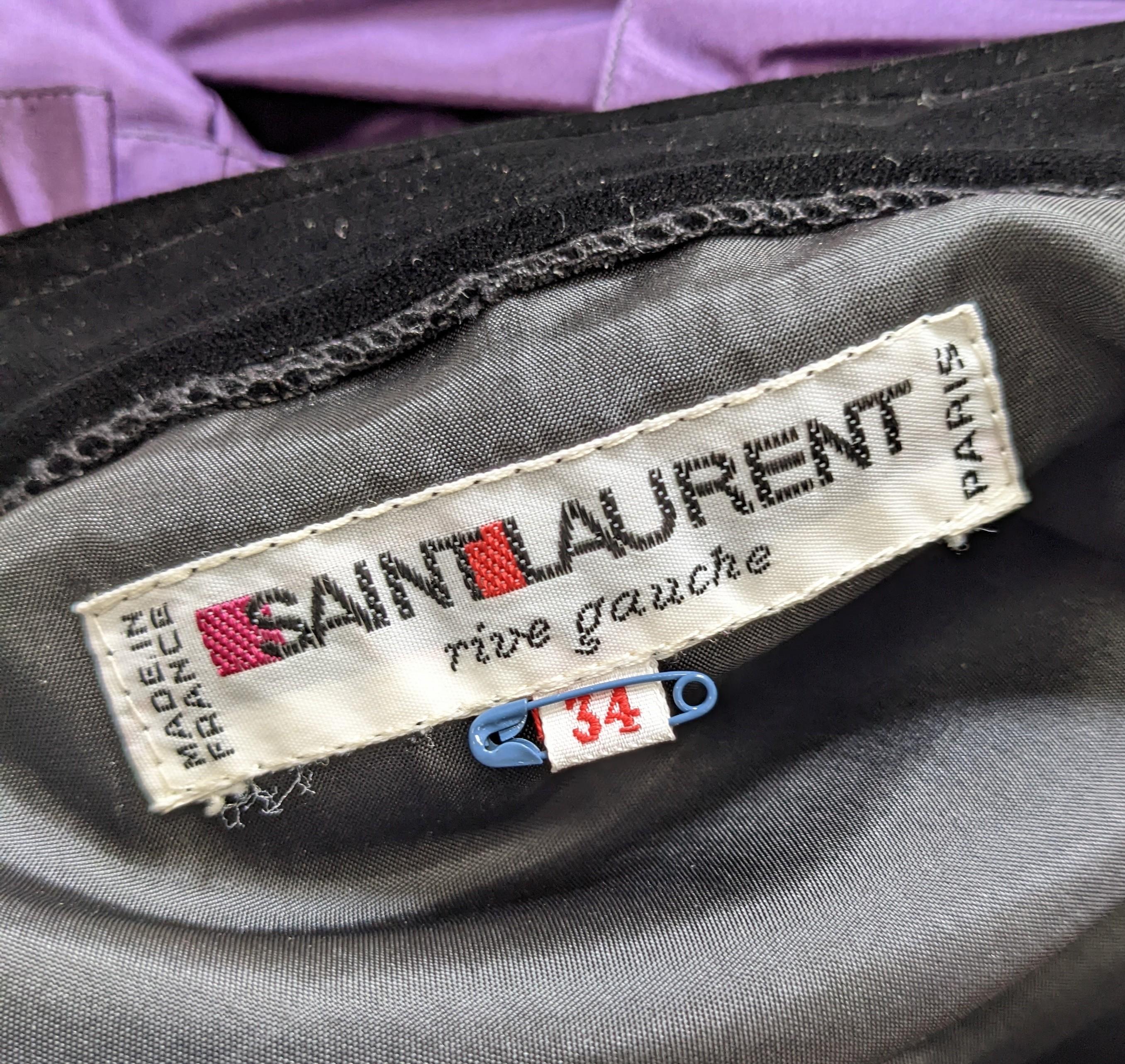 Yves Saint Laurent Velvet and Taffeta Skirt, Russian Collection 2