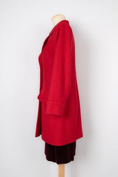 Yves Saint Laurent Velvet and Wool Suit Haute Couture