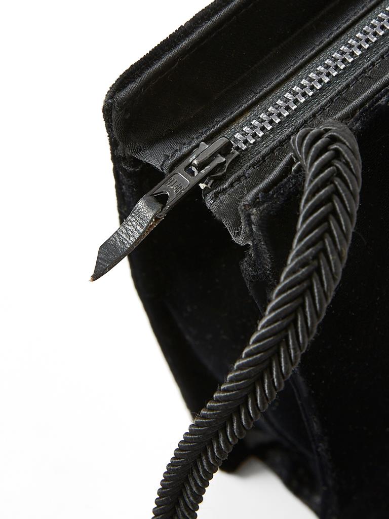 Yves Saint Laurent Velvet Shoulder Bag For Sale at 1stDibs