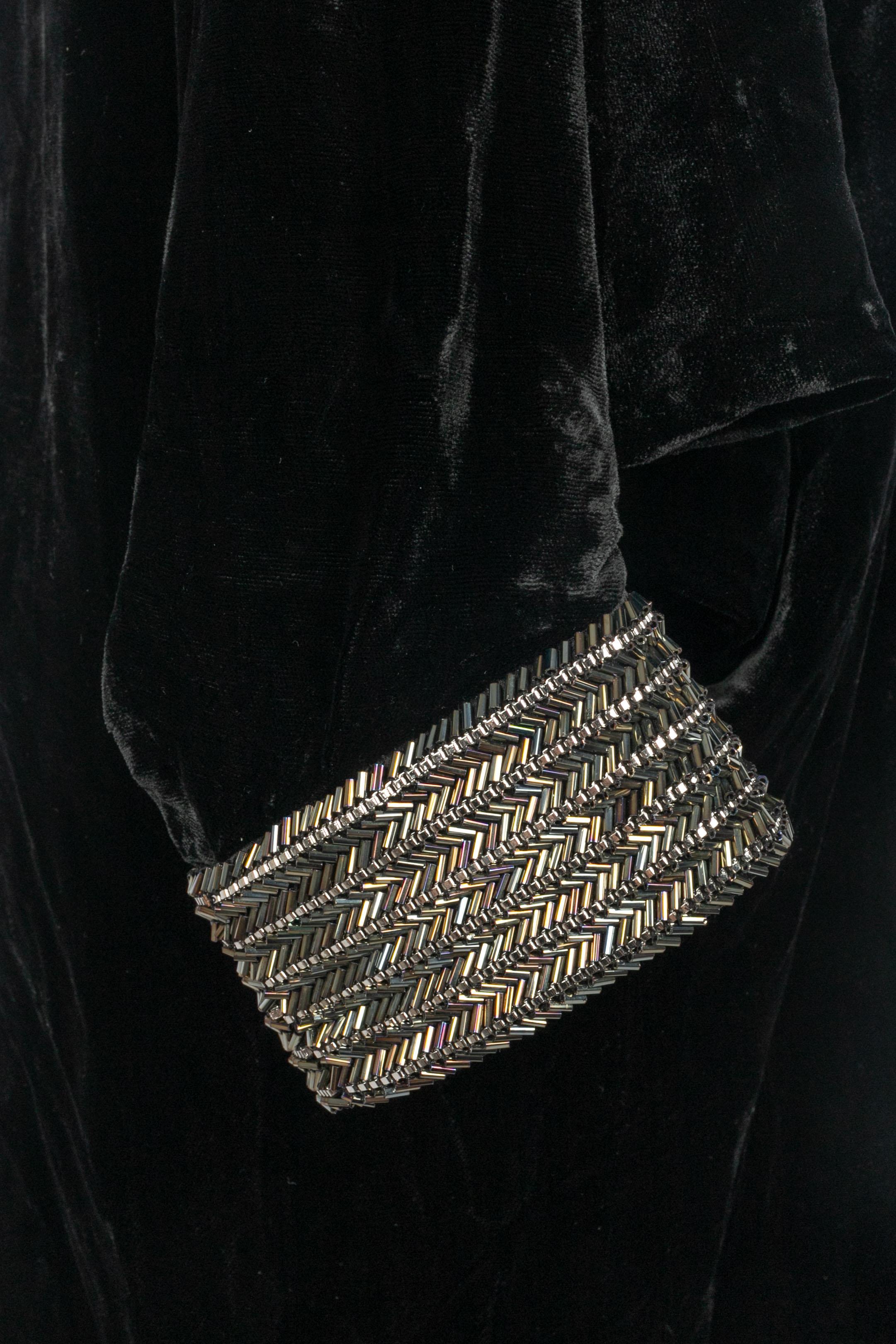 Women's Yves Saint Laurent velvet tunic dress For Sale
