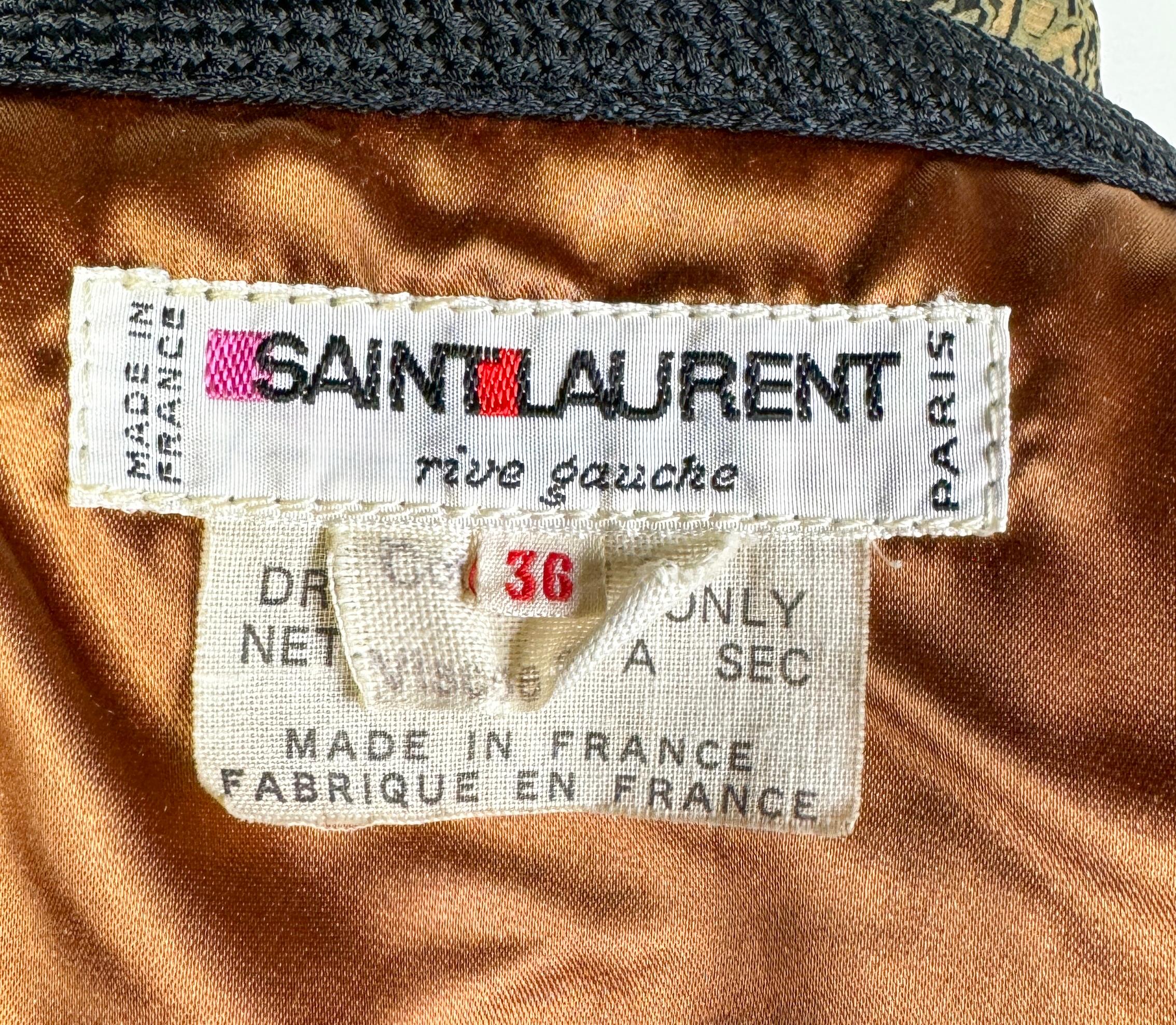 Yves Saint Laurent vest, 1976-77 F/W “Russian Collection” In Good Condition For Sale In New York, NY
