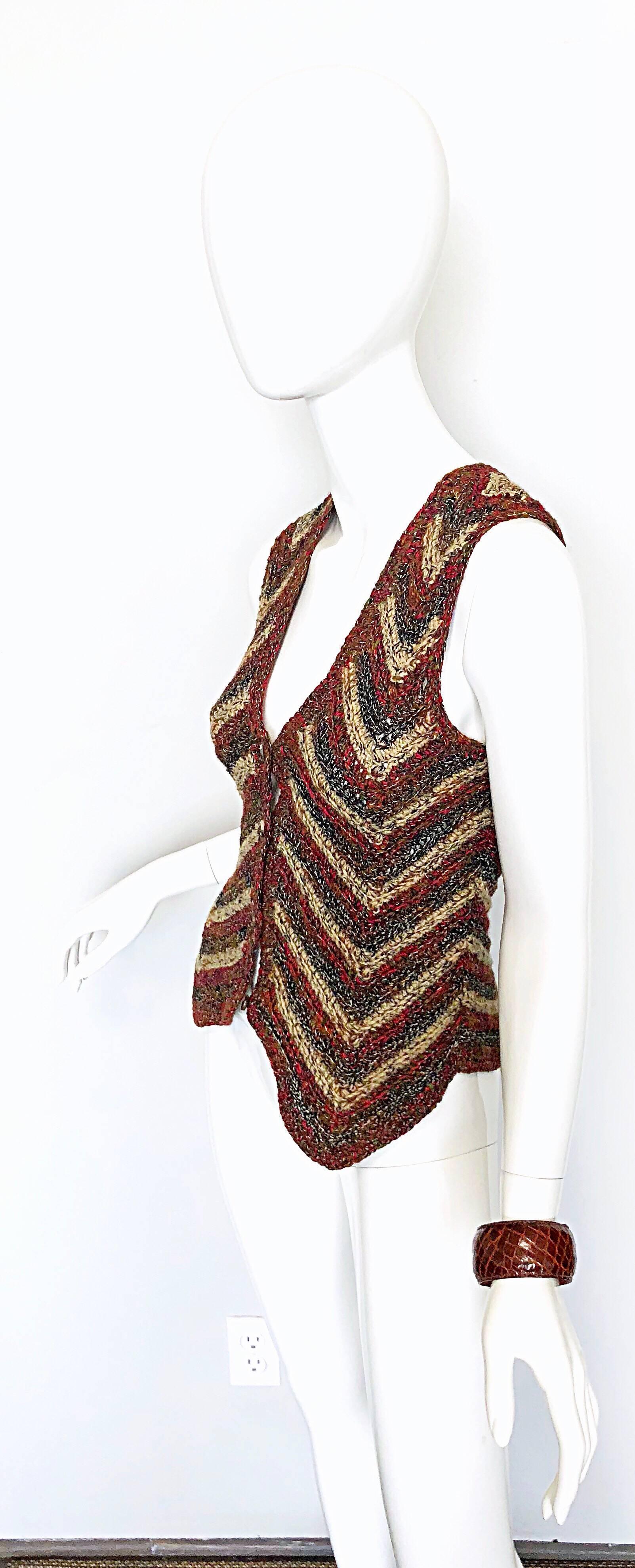 Yves Saint Laurent Vintage 1970s YSL Russian Collection 1976 Sweater Vest Top 2