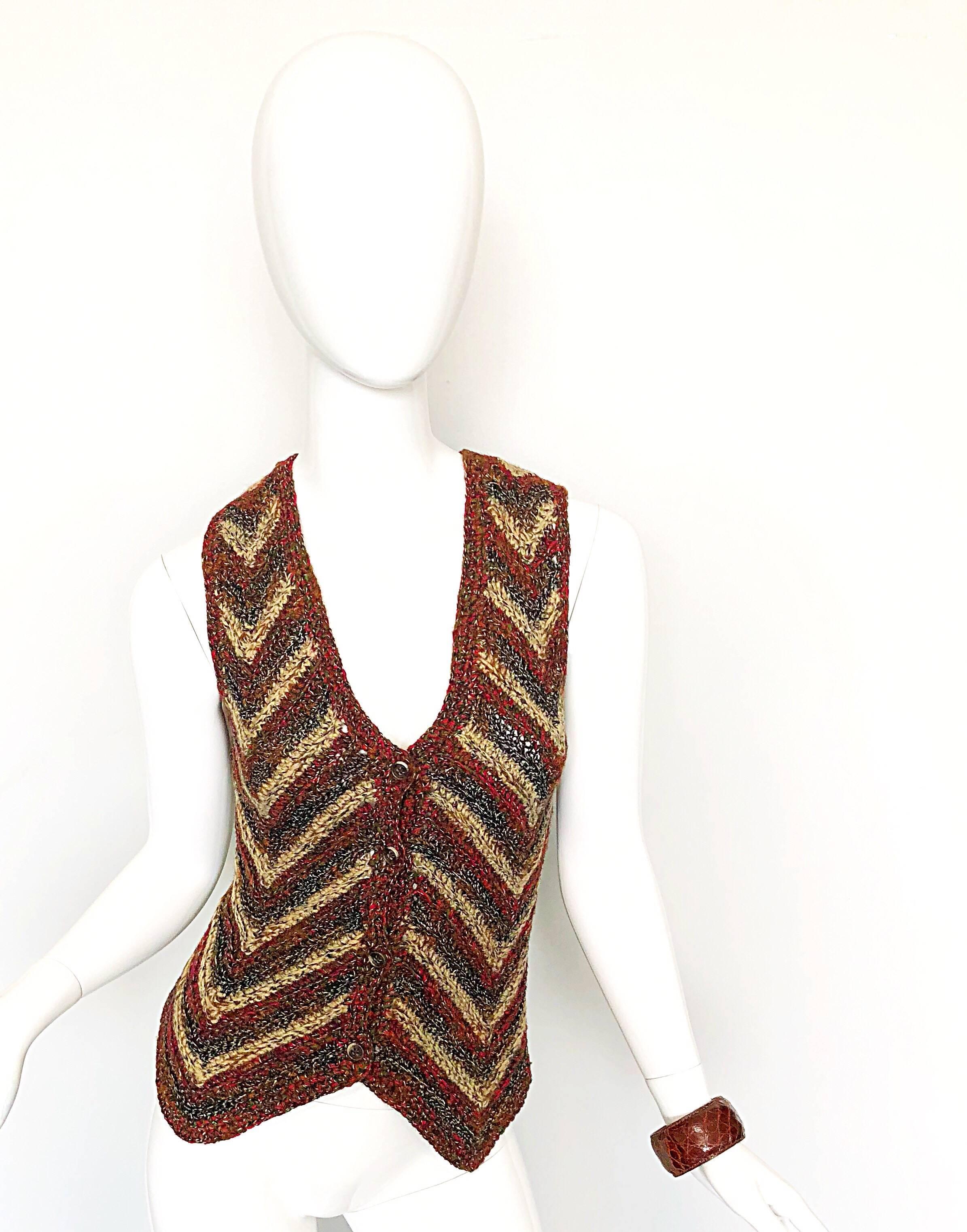 Yves Saint Laurent Vintage 1970s YSL Russian Collection 1976 Sweater Vest Top 3