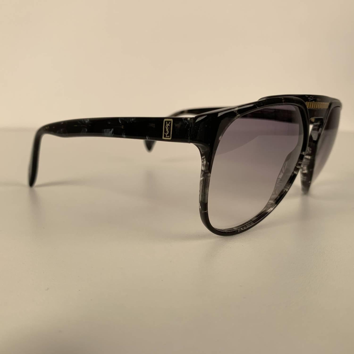 Yves Saint Laurent Vintage 80s Marbled Sunglasses 8726 P093 1