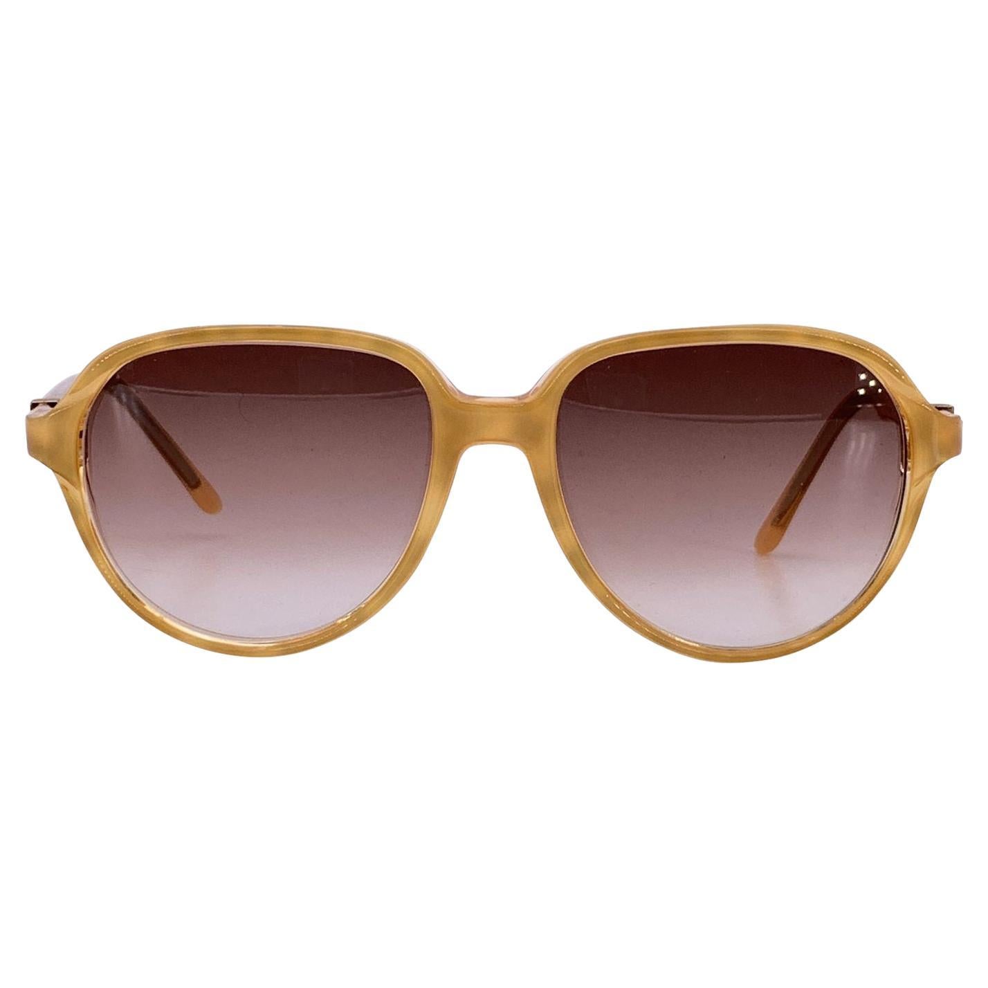 Yves Saint Laurent Vintage Beige Sarpedon-Sonnenbrille 54/16 140mm