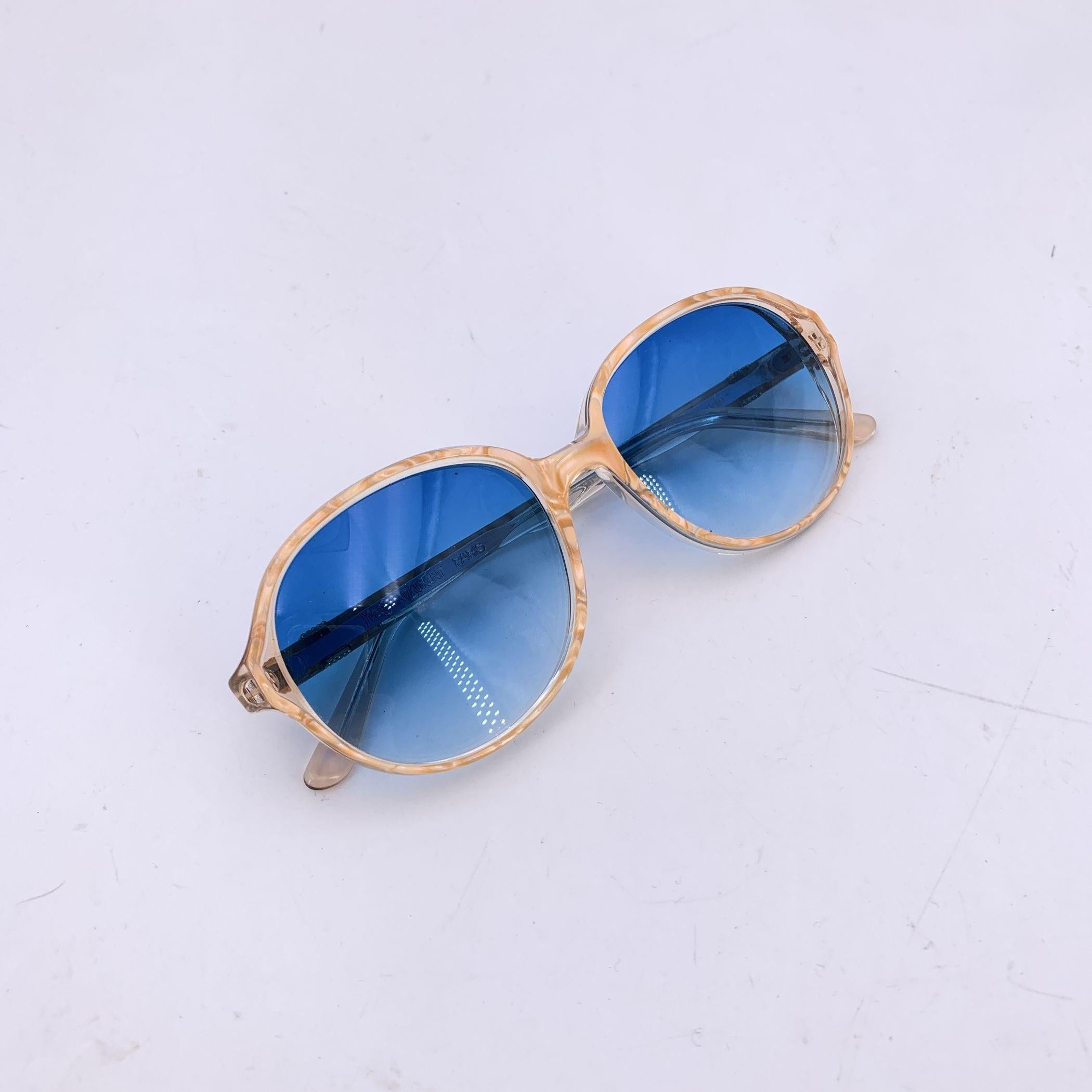 Yves Saint Laurent Gafas de sol vintage beige CALCHAS 54/16 140mm en venta 1