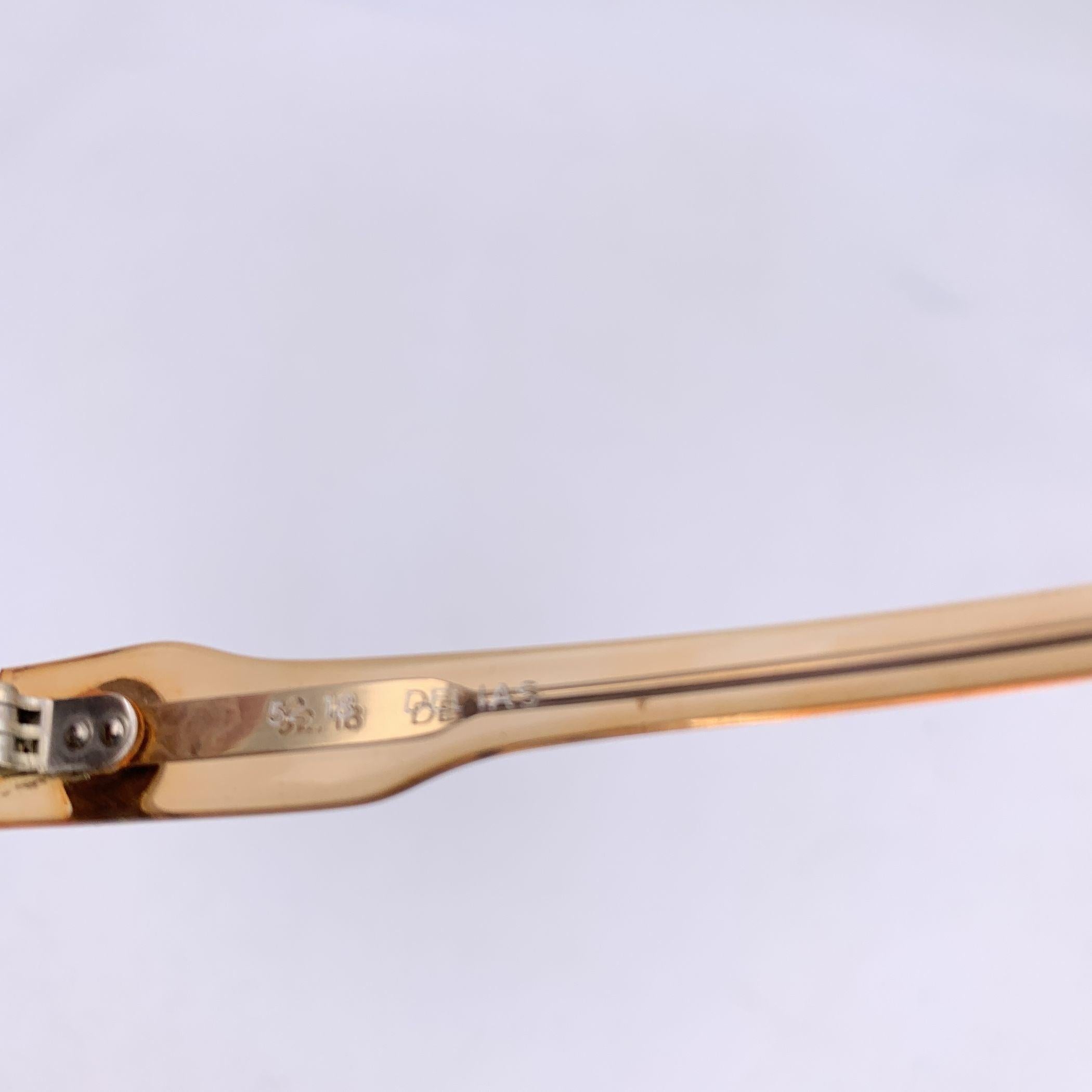 Yves Saint Laurent Vintage Beige Sunglasses DELIAS 52/18 140 mm In Excellent Condition For Sale In Rome, Rome