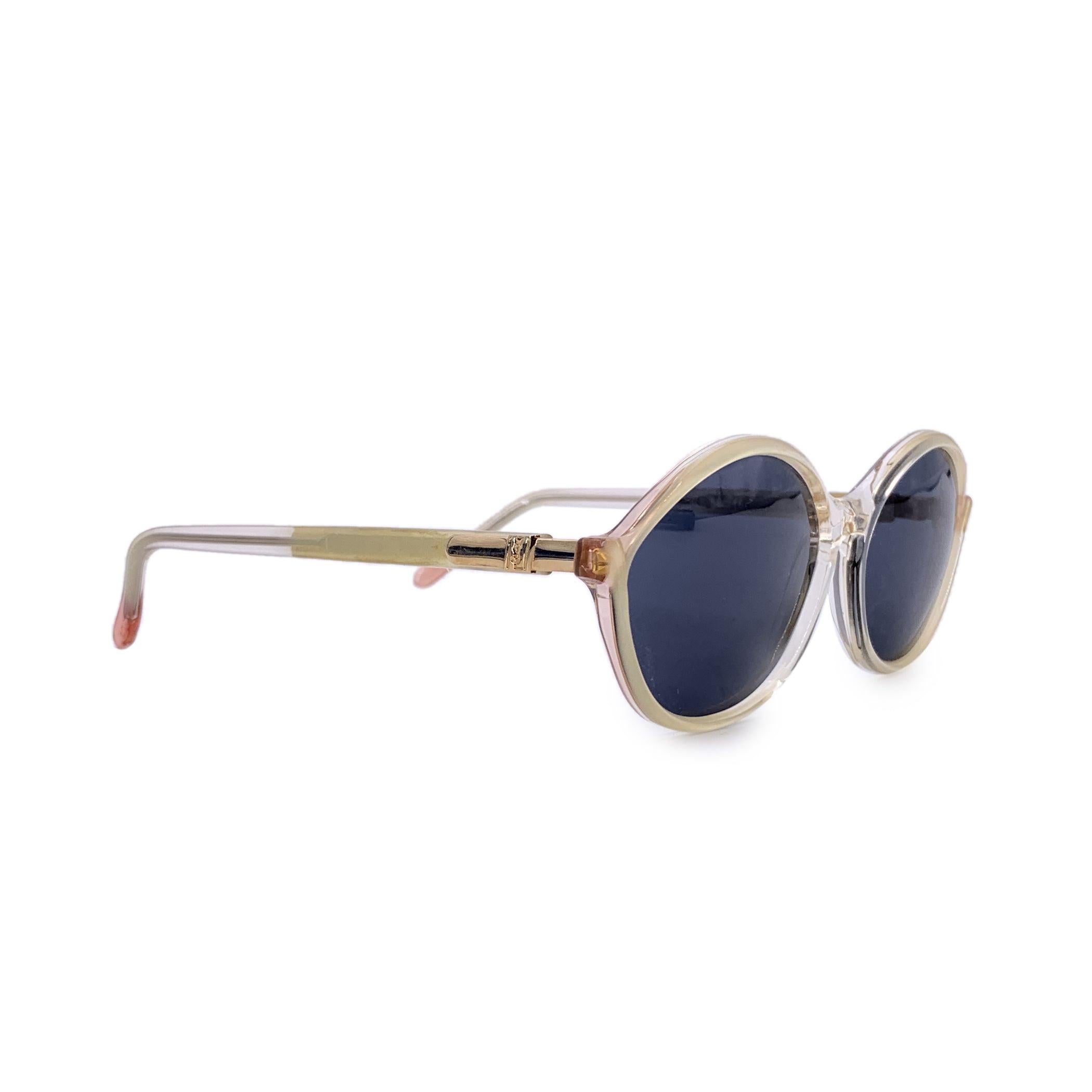Bold yet refined, the Yves Saint Laurent MERCURE vintage sunglasses are a stellar expression of 1980s elegance with a forward-thinking edge. Made in France, this beautiful model reflects YSL's fearless approach to glamour-where sharp lines met soft