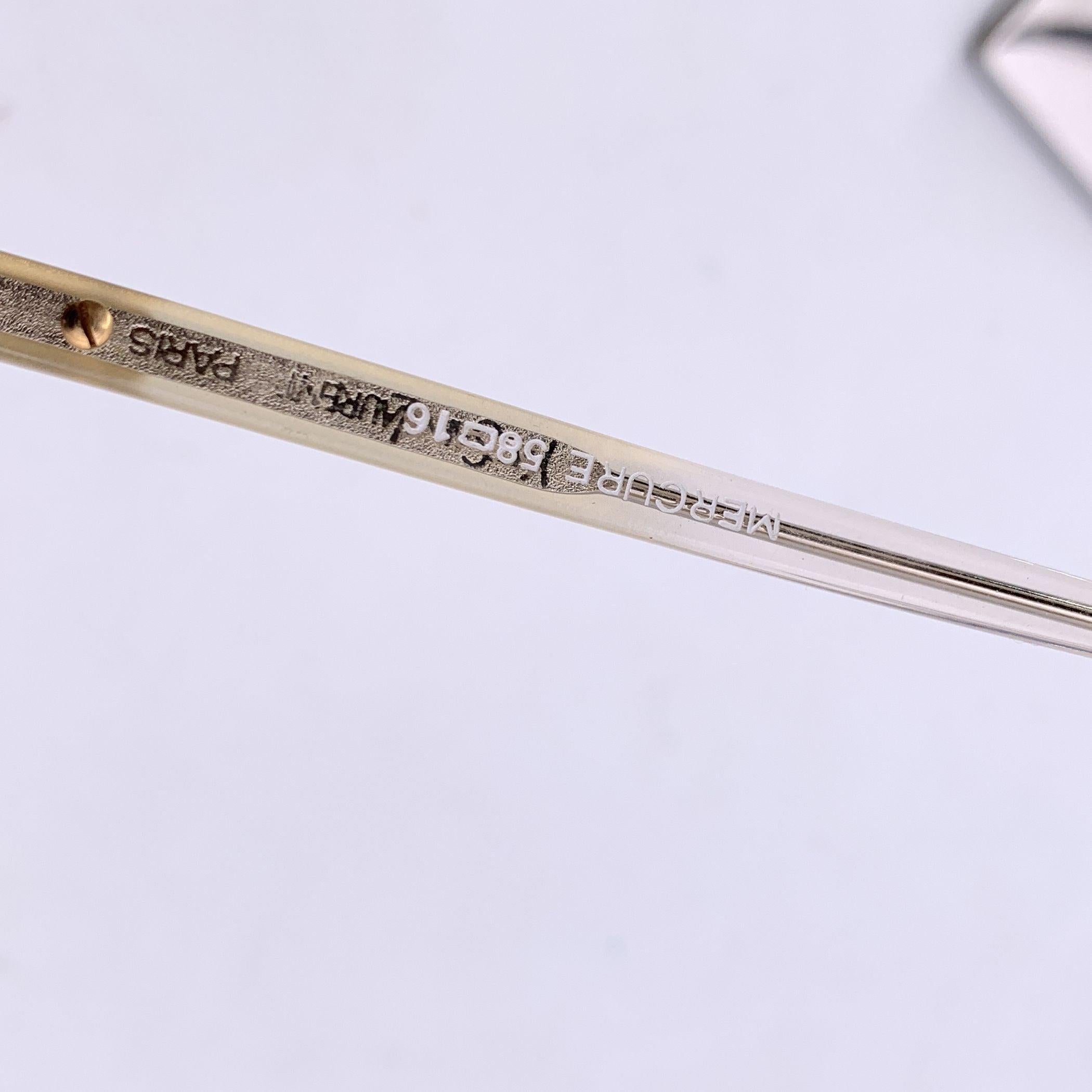 Yves Saint Laurent Vintage Beige Sunglasses MERCURE 58/16 140mm In Excellent Condition For Sale In Rome, Rome
