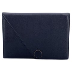 Yves Saint Laurent Bolso de mano asimétrico vintage de piel negra