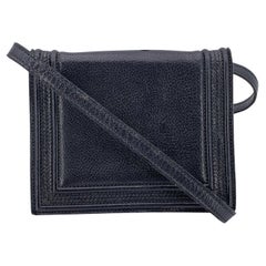 Yves Saint Laurent Borsa piccola convertibile in pelle nera vintage