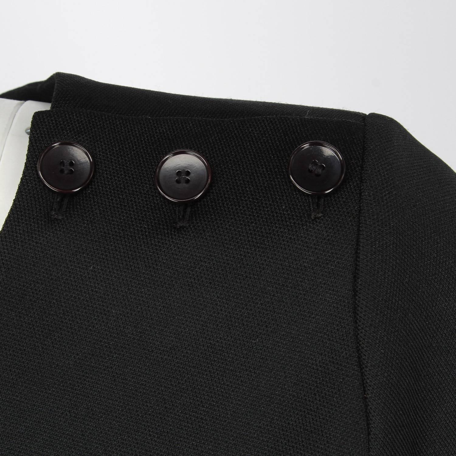 Yves Saint Laurent Vintage Black Suit, 1970s 2