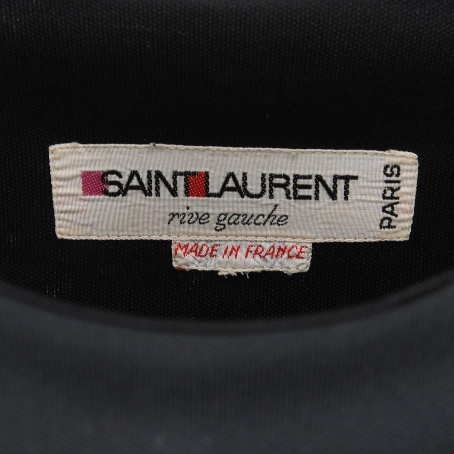 Yves Saint Laurent Vintage Black Suit, 1970s 3