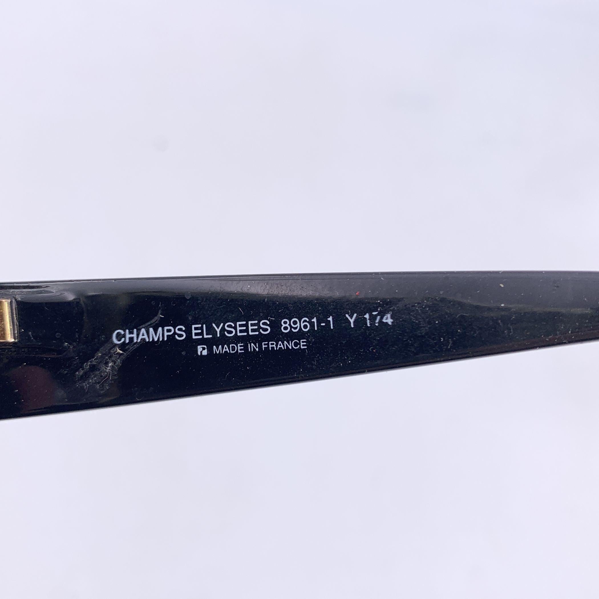 Yves Saint Laurent Vintage Black Sunglasses Champs Elysees 8961-1 im Zustand „Hervorragend“ im Angebot in Rome, Rome