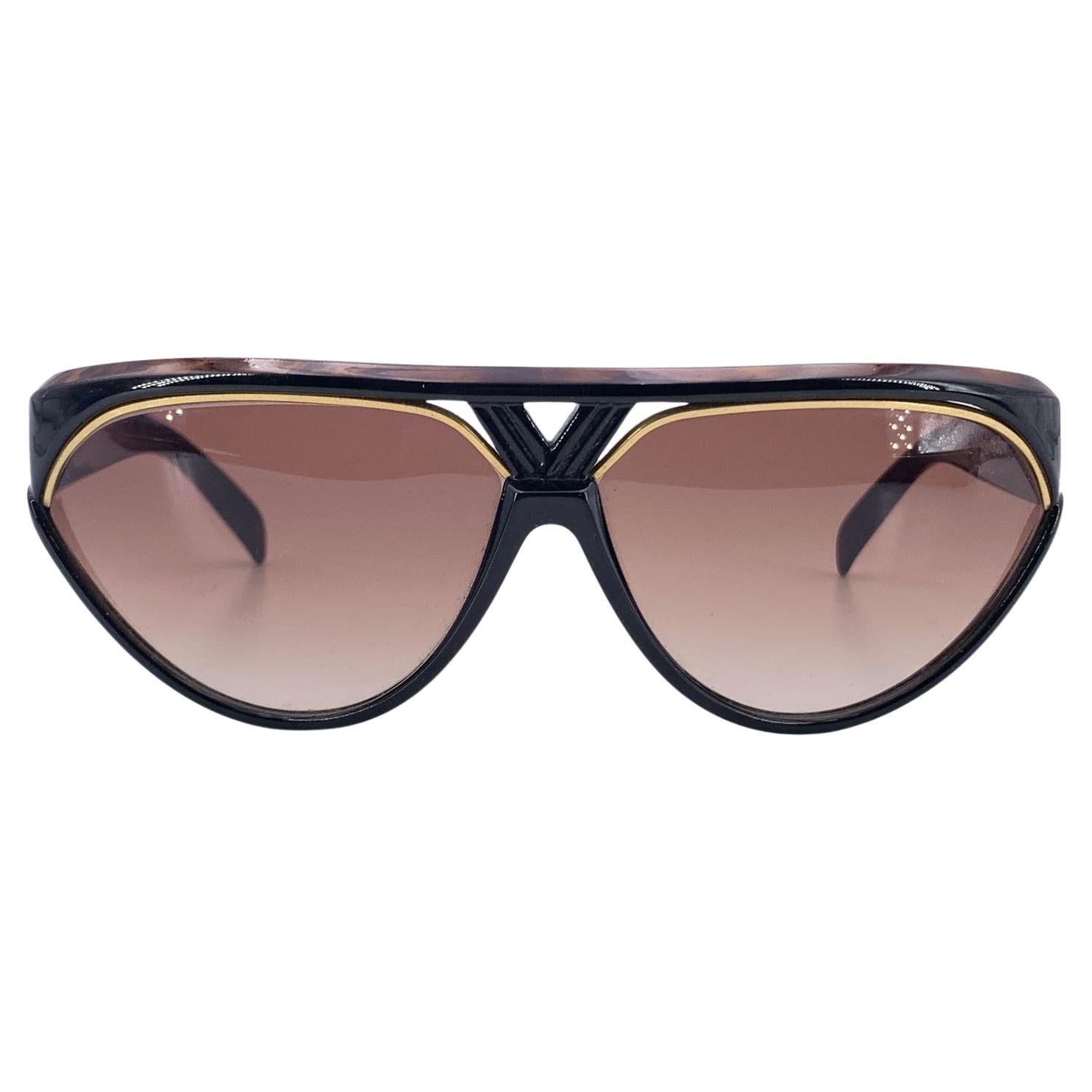 Yves Saint Laurent Vintage Black Sunglasses Champs Elysees 8961-1 im Angebot