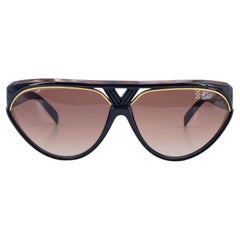 Yves Saint Laurent Vintage Black Sunglasses Champs Elysees 8961-1