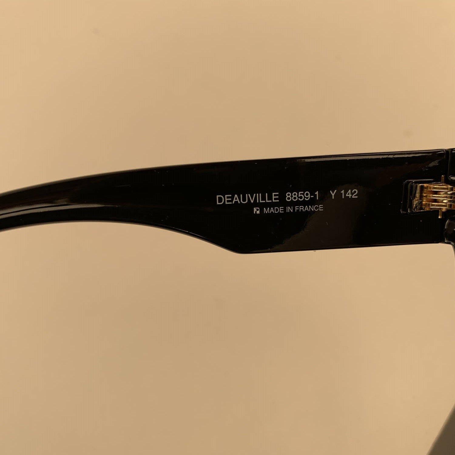 Yves Saint Laurent Vintage Black Sunglasses Deauville 8859-1 Y 142 2