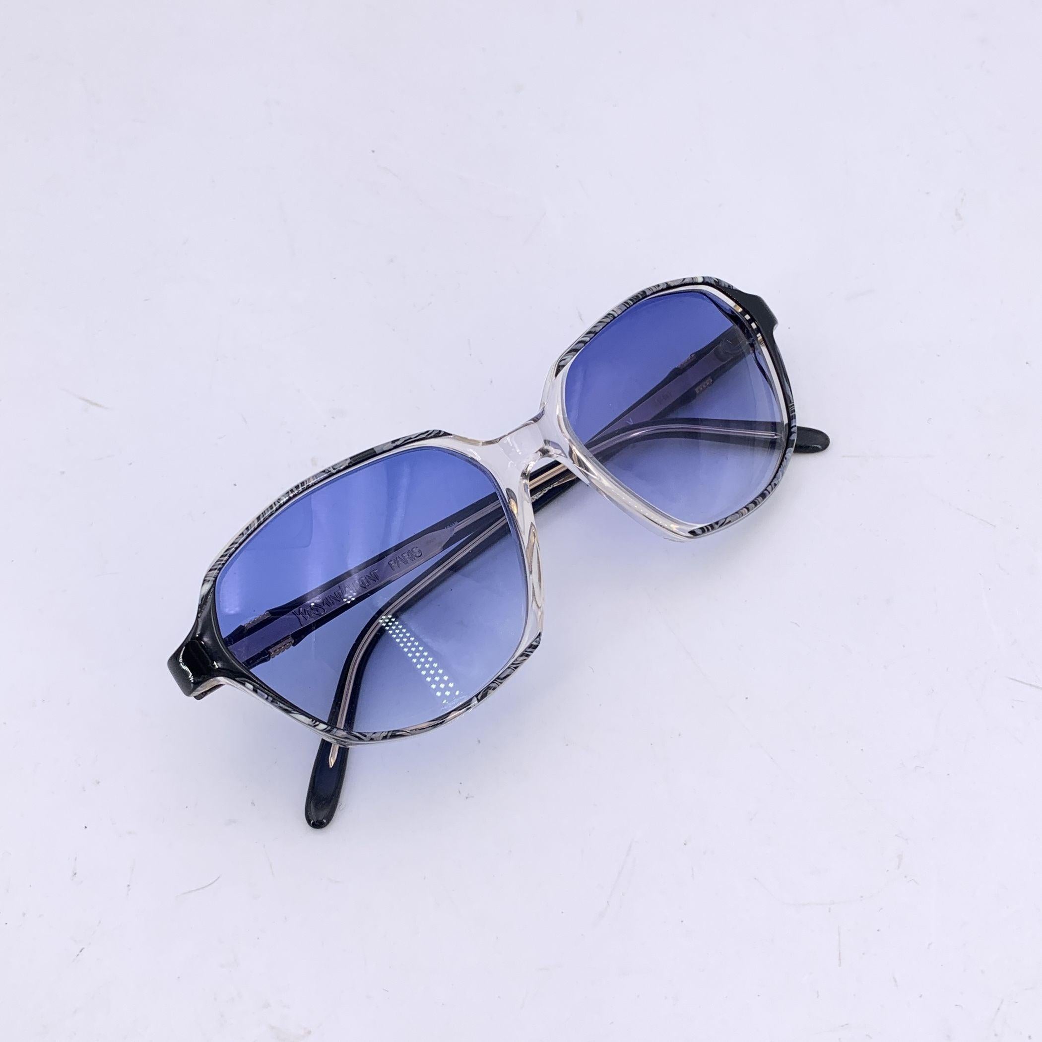 Yves Saint Laurent Vintage Blue Gradient Sunglasses NESSUS 56/16 For Sale 1