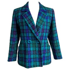 Yves Saint Laurent Vintage Blue tone Blazer