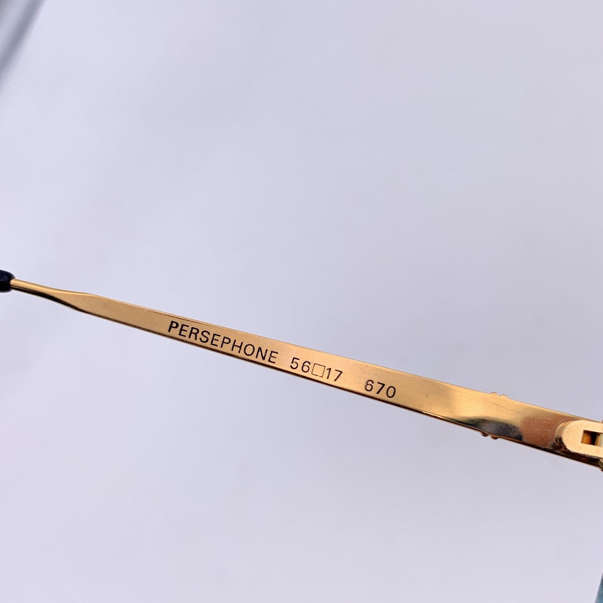 Donna Occhiali da sole Yves Saint Laurent Vintage Blues PERSEPHONE 54/17 130mm in vendita