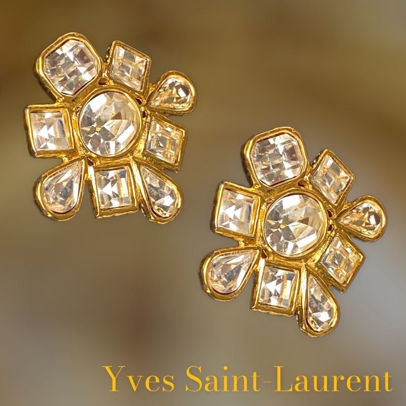 Yves Saint Laurent vintage brooch For Sale