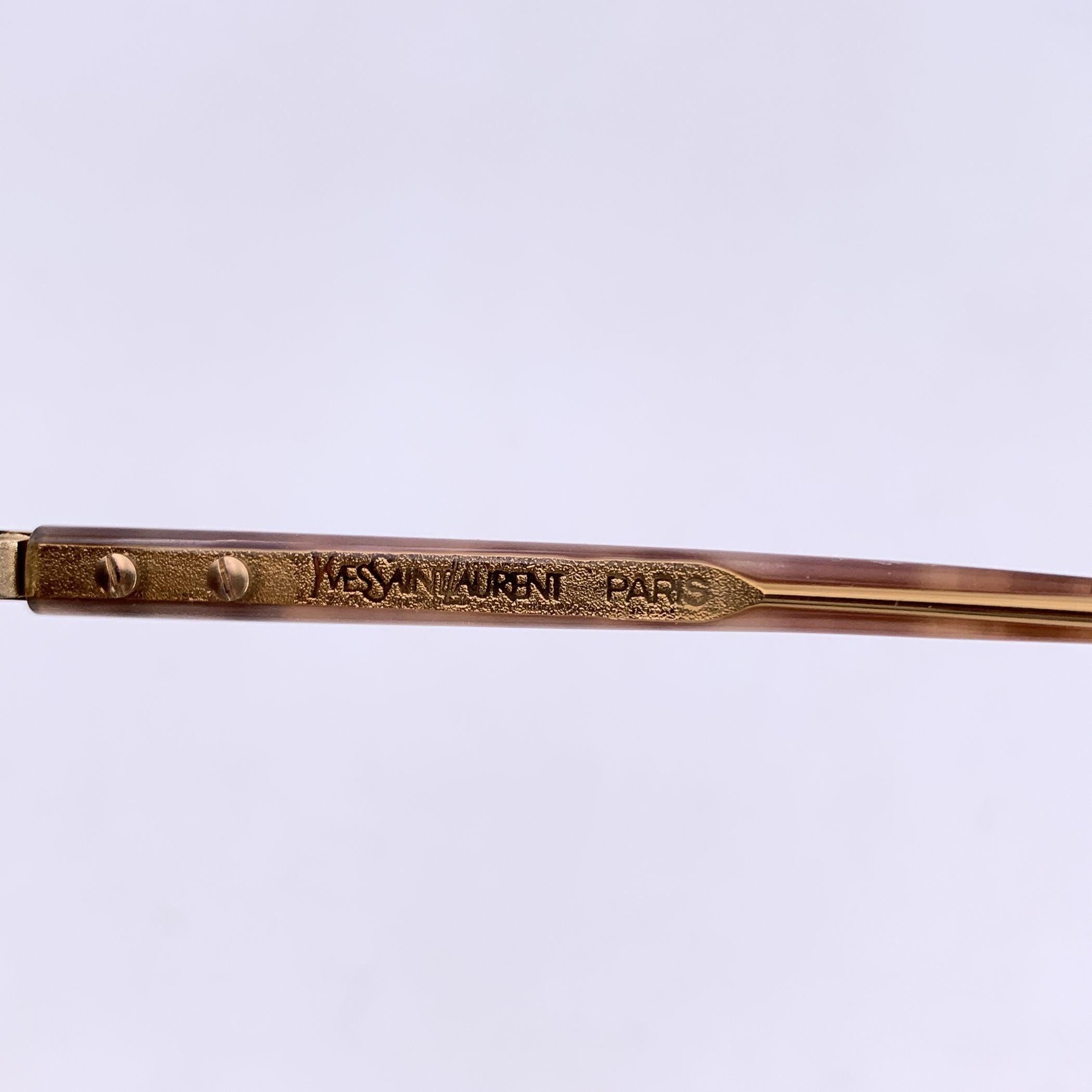 Yves Saint Laurent Vintage Braun Atree Sonnenbrille 58/16 140mm im Angebot 1