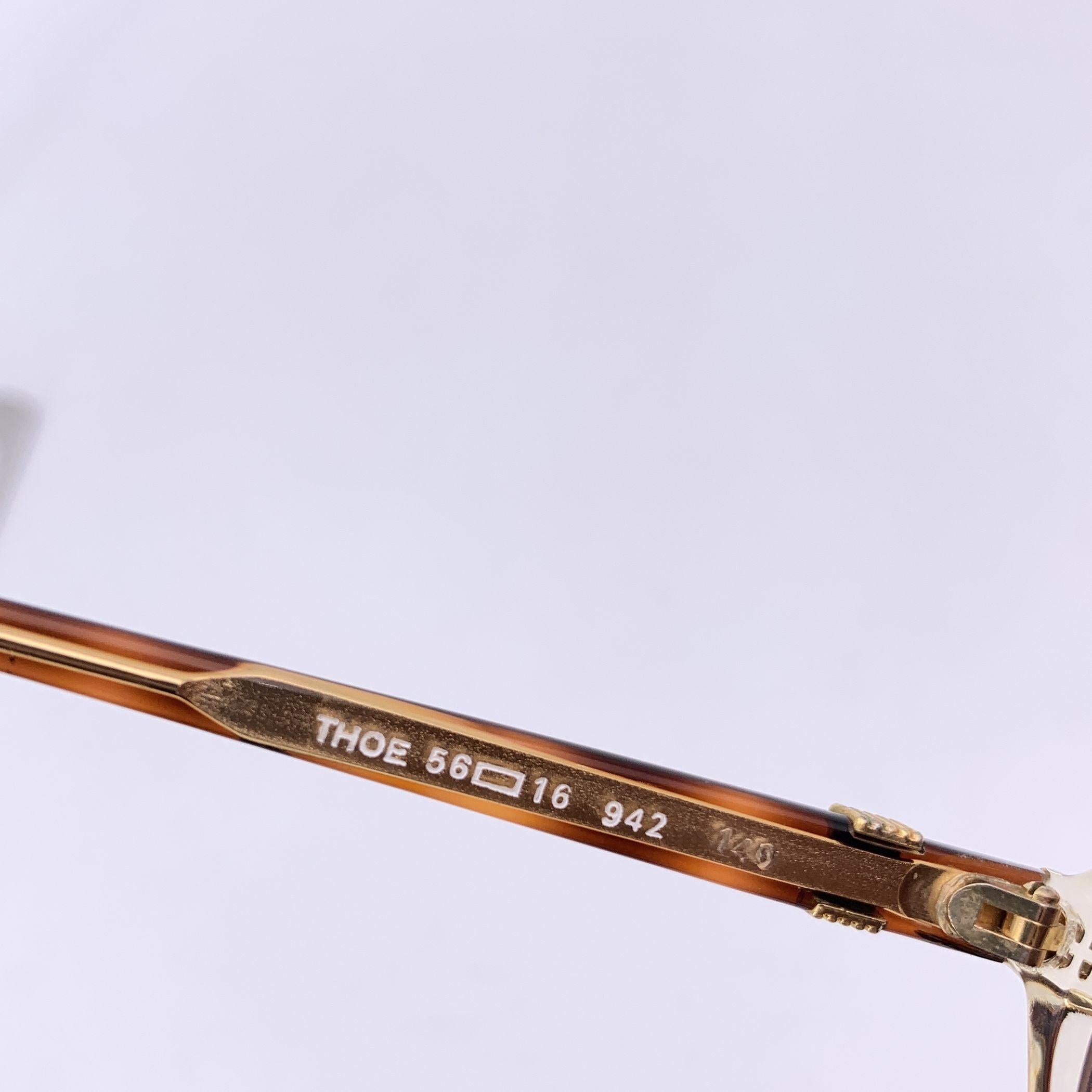 Yves Saint Laurent Vintage Braun Aviator-Sonnenbrille THOE 56/16 140mm im Angebot 2