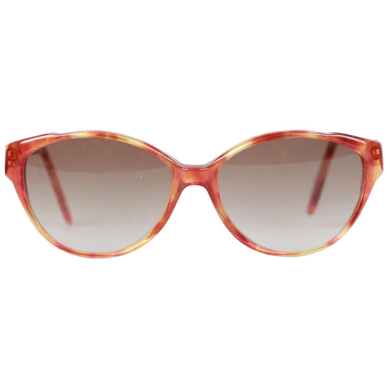 Yves Saint Laurent Vintage Brown Cat-Eye Sunglasses Mod. Tohas 920