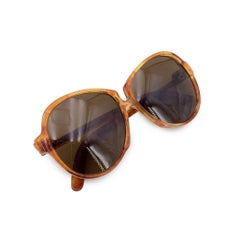 Yves Saint Laurent Vintage Braun Gaude Sonnenbrille 58/17 140mm