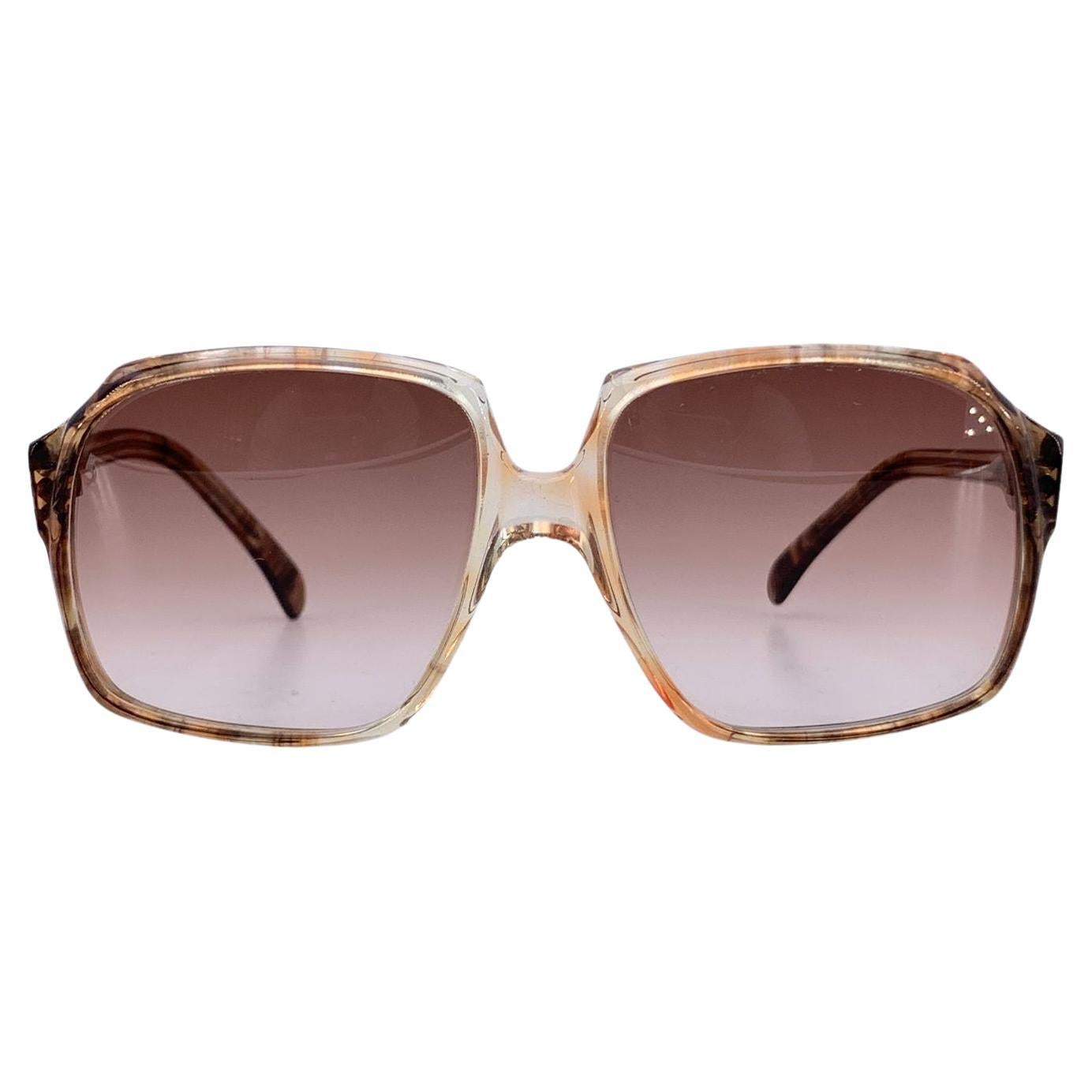 Yves Saint Laurent Occhiali da sole vintage marrone sfumato ARMANDIA 52/18 in vendita