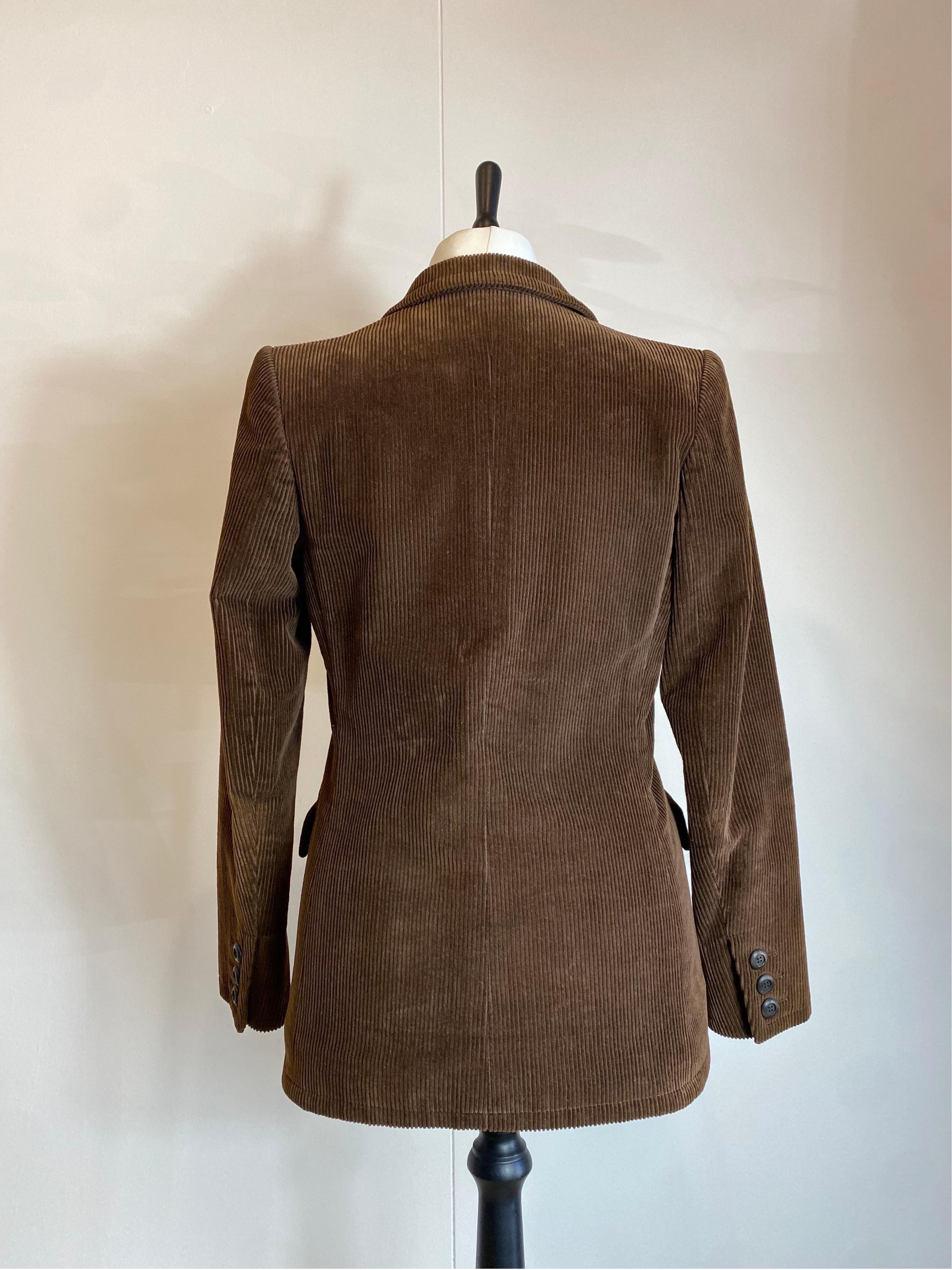 Yves Saint Laurent Vintage Brown Jacket en vente 1