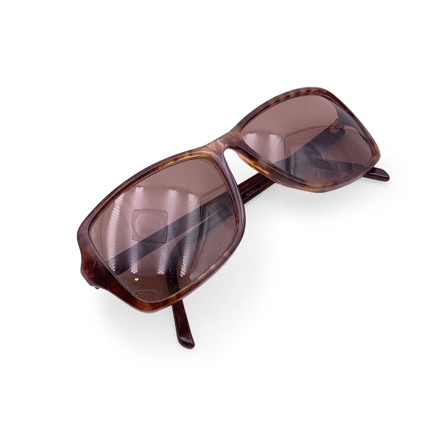 Yves Saint Laurent Vintage Brown Mint Unisex Sunglasses Icare 59mm In Excellent Condition For Sale In Rome, Rome