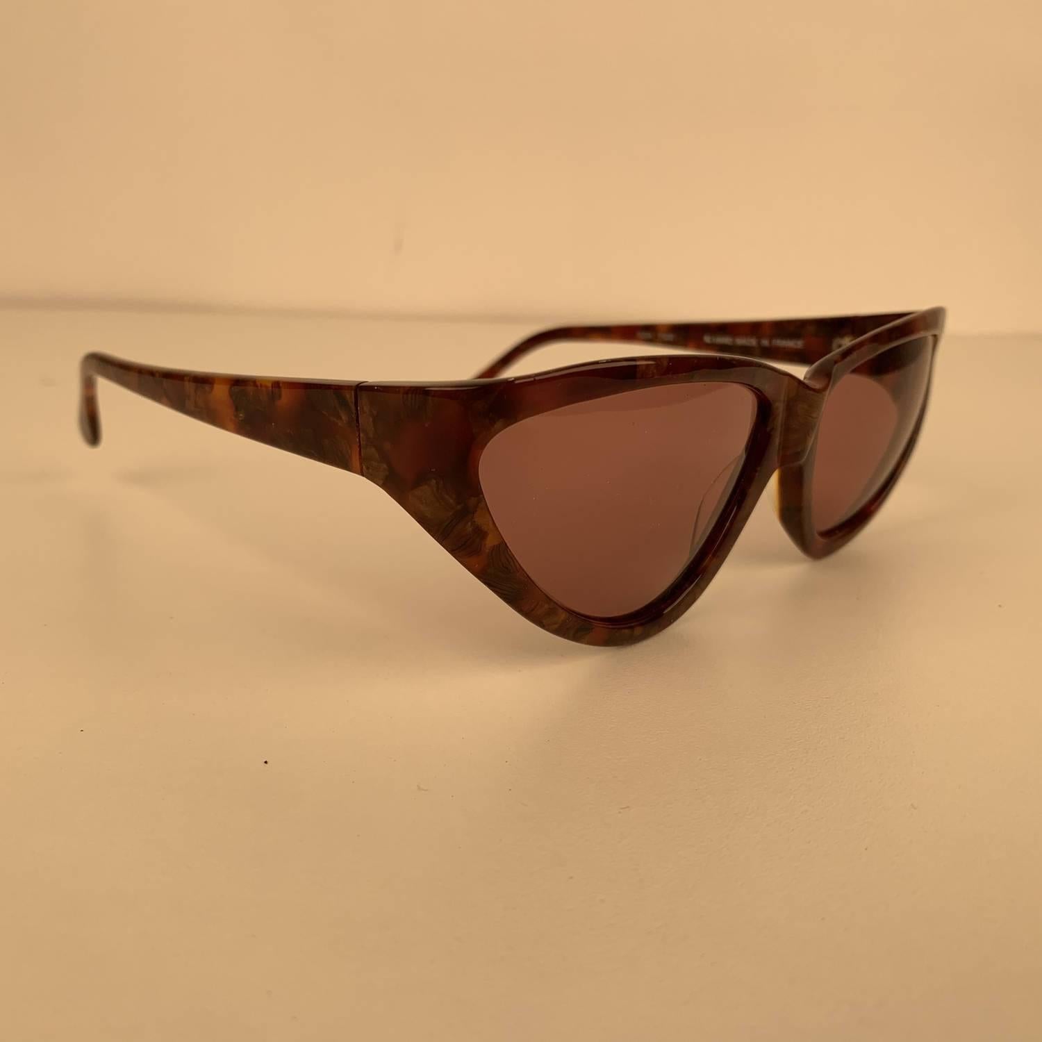 Yves Saint Laurent Vintage Brown Sunglasses 9004 P300 Wood Effect 1