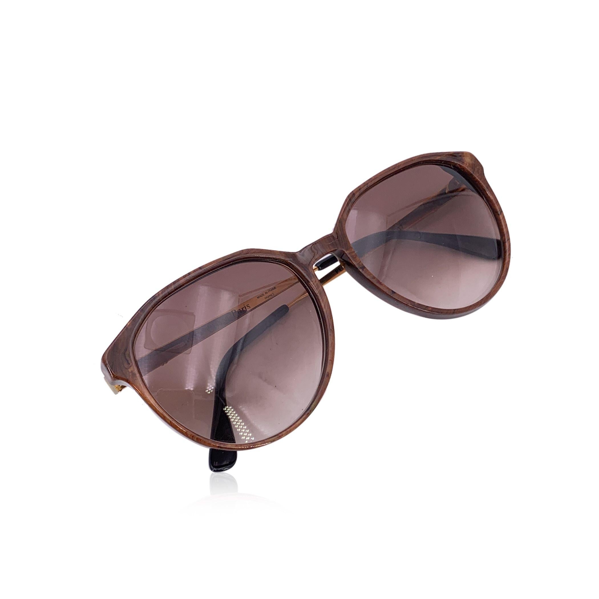 Yves Saint Laurent Occhiali da sole vintage marroni PERSEPHONE 56/17 130mm 1