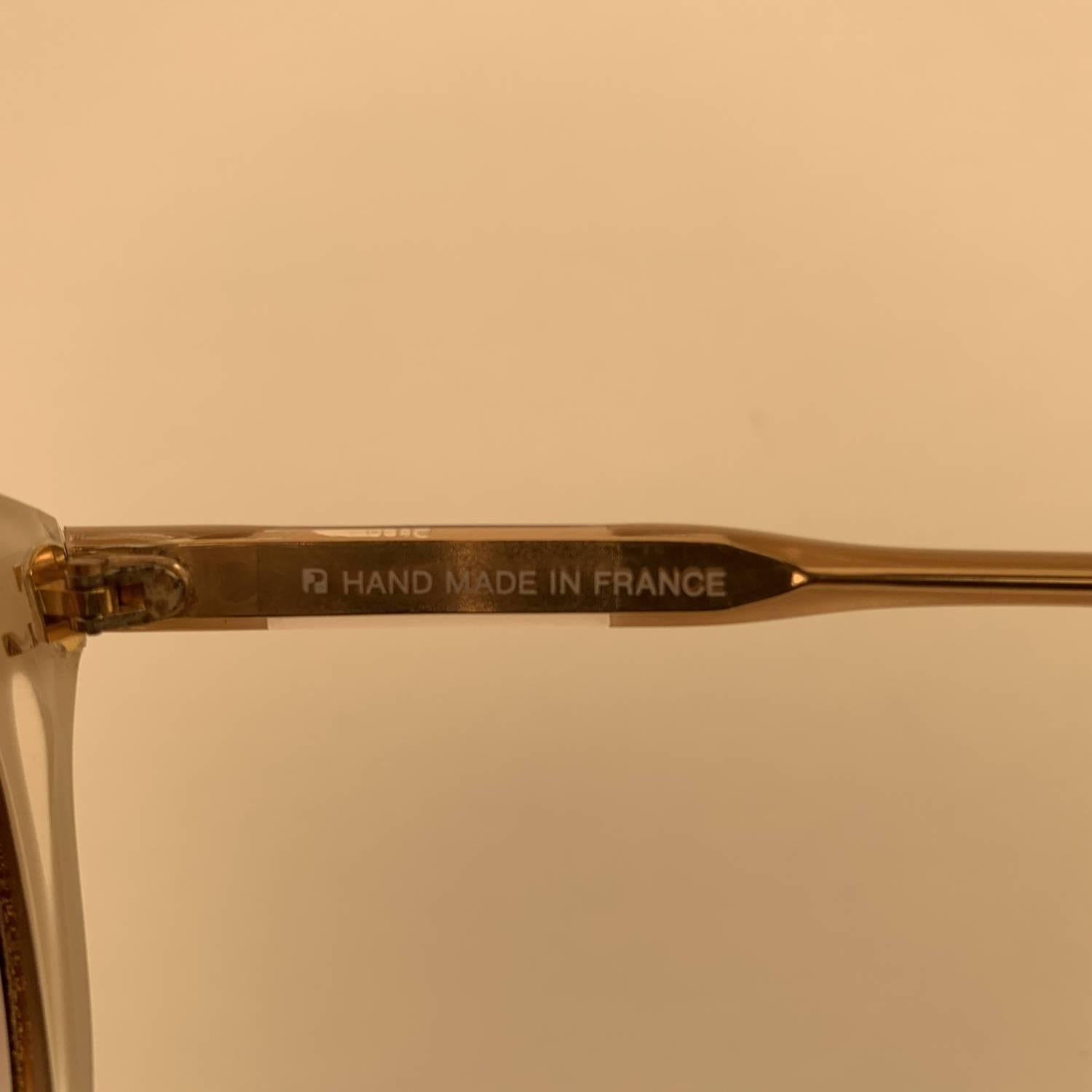 Yves Saint Laurent Vintage Butterfly Glitter Sunglasses 8346 S P21 In Excellent Condition In Rome, Rome
