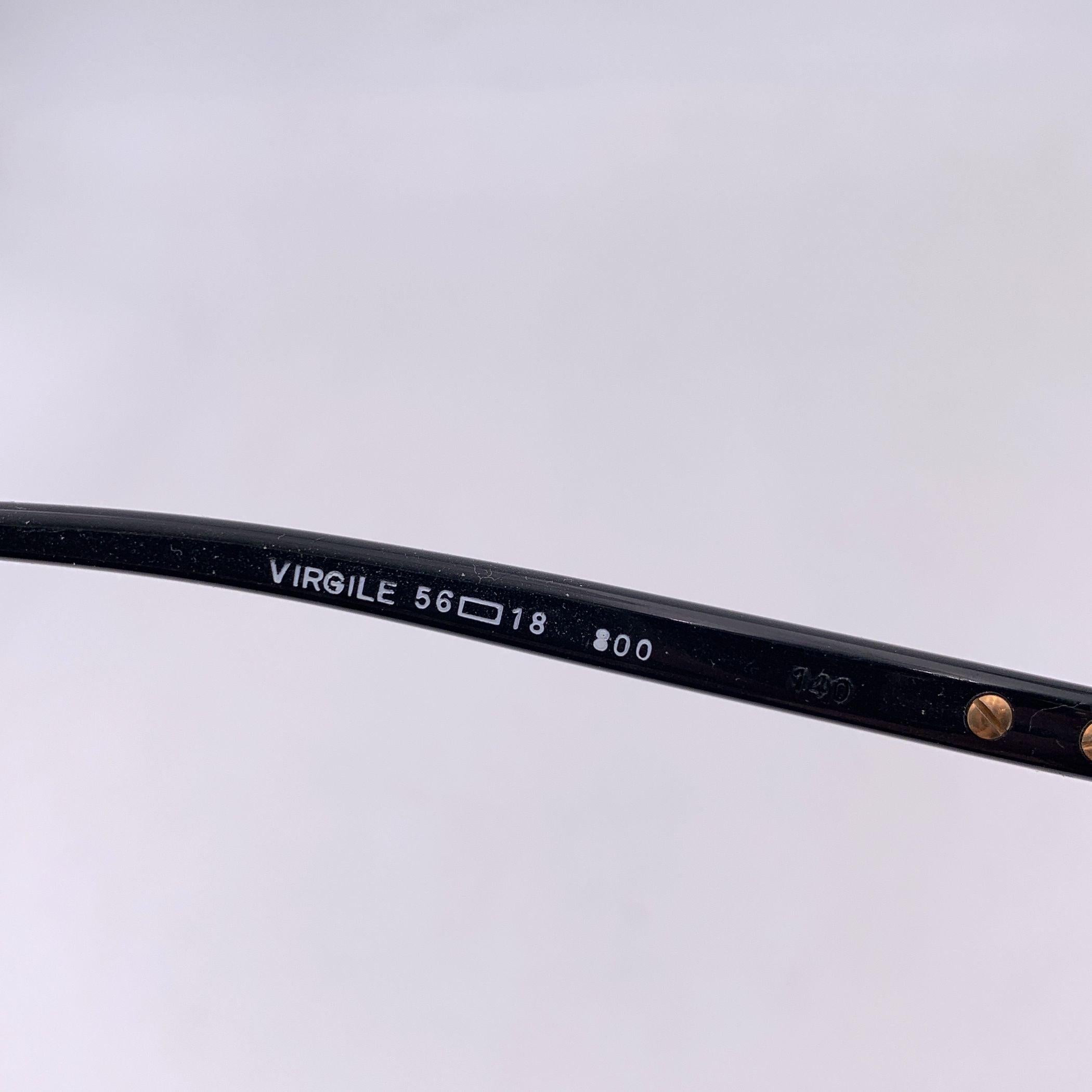 Yves Saint Laurent Vintage Lunettes de soleil papillon VIRGILE 56/18 140mm Excellent état - En vente à Rome, Rome