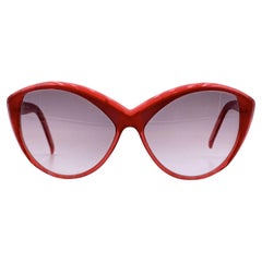 Yves Saint Laurent Vintage Cat Eye Red Sunglasses mod. 8702