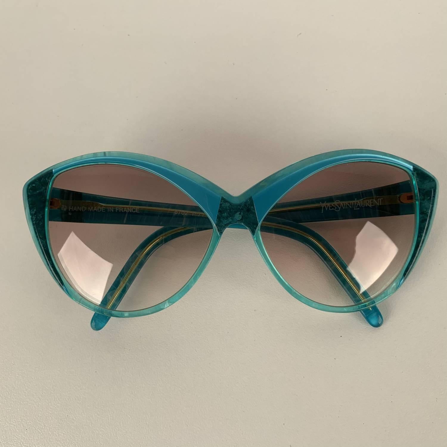 turquoise cat eye glasses