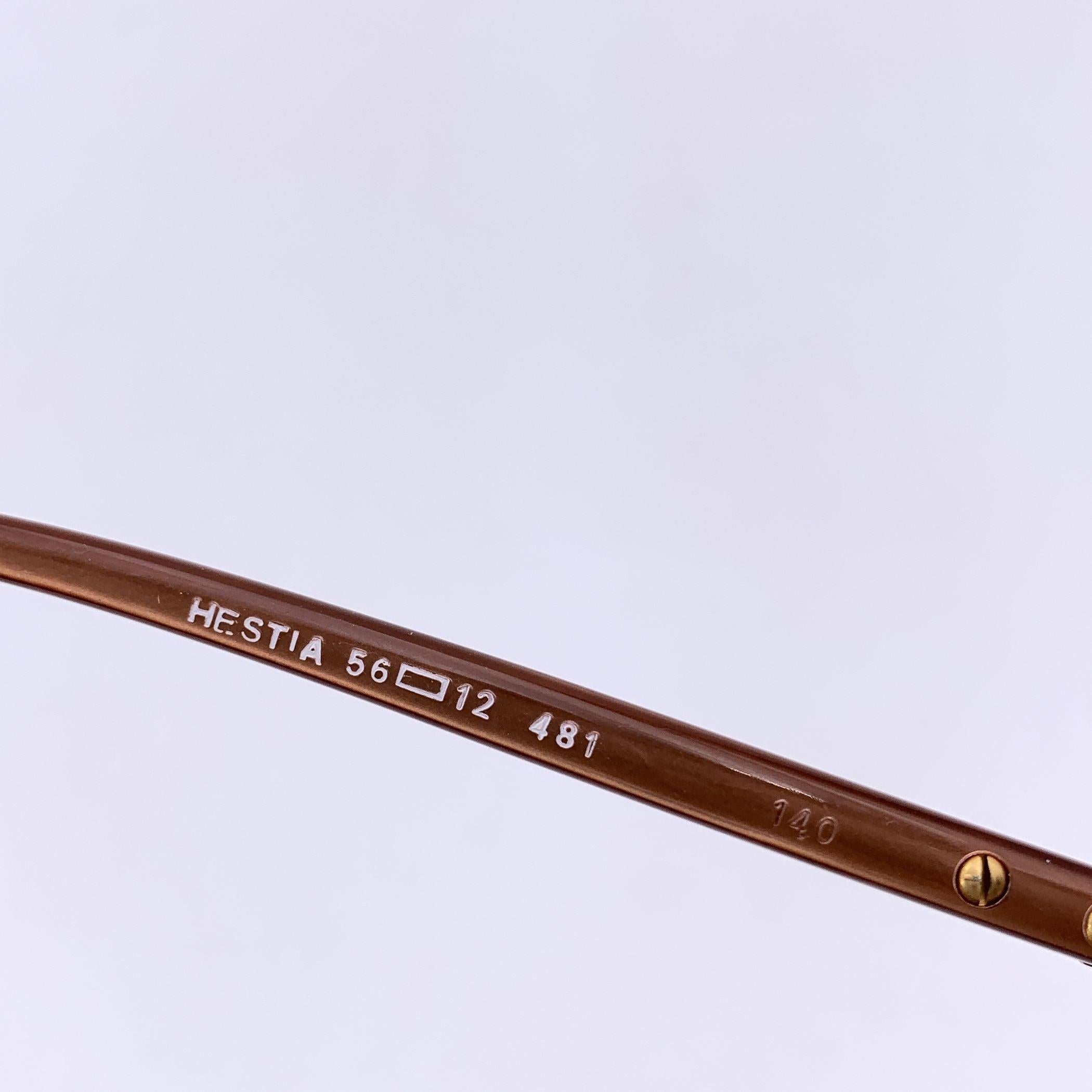 Women's Yves Saint Laurent Vintage Clear Sunglasses HESTIA 56/12 140mm For Sale