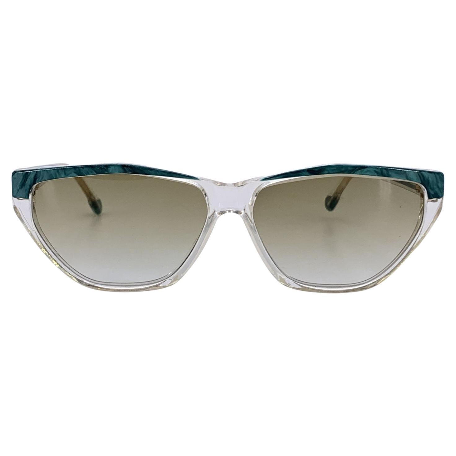 Gafas de sol Yves Saint Laurent Vintage Arpías Verdes 60/13 140mm en venta