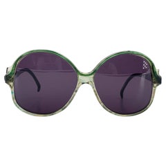 Yves Saint Laurent Vintage Green Sunglasses DIETILLA 50/18 130mm