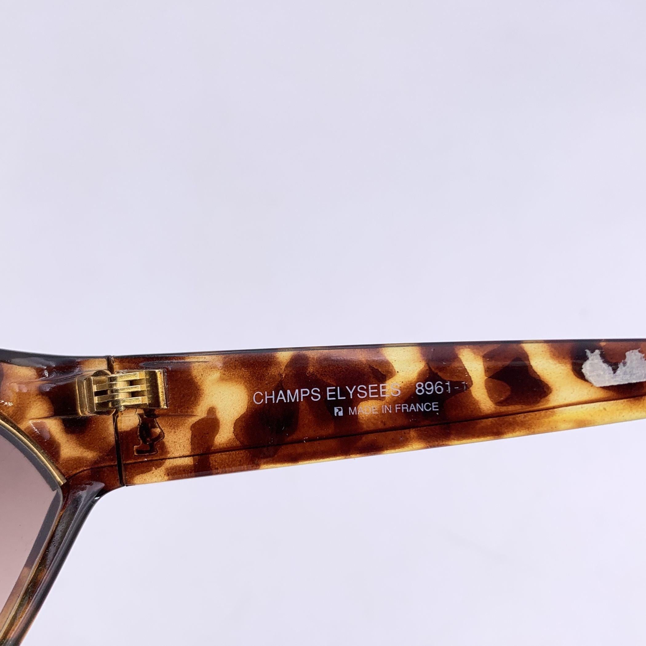 Yves Saint Laurent Vintage Havanna-Sonnenbrille Champs Elysees 8961-1 im Zustand „Hervorragend“ im Angebot in Rome, Rome